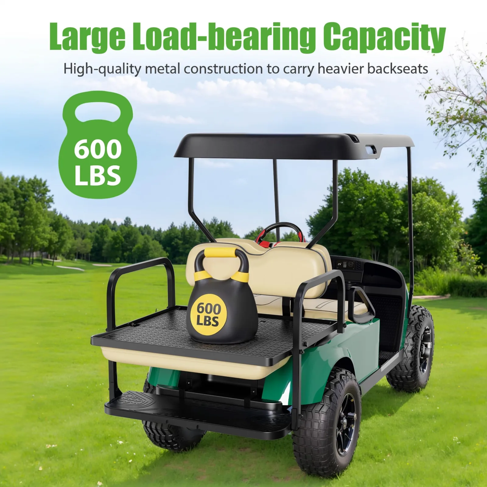 10L0L E-Z-GO TXT Rear Flip Seat Kit image 4