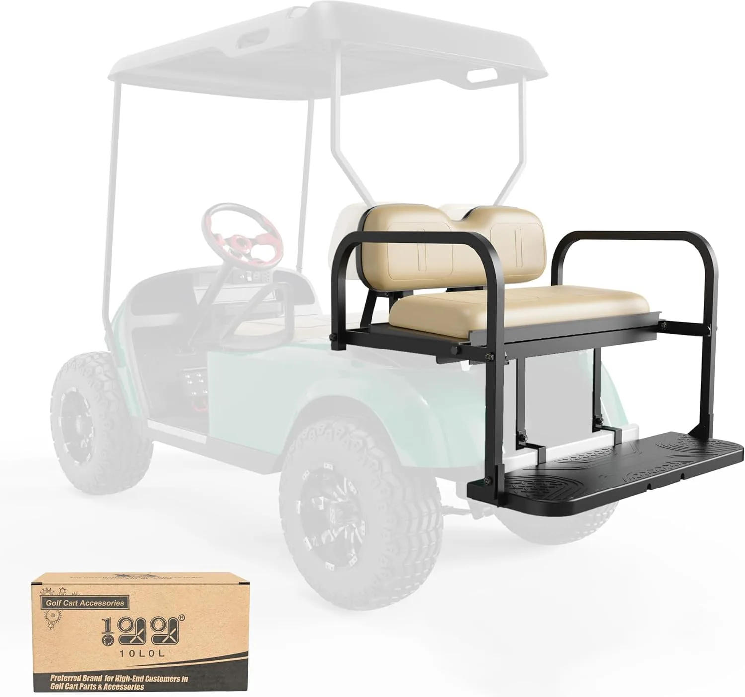 10L0L E-Z-GO TXT Rear Flip Seat Kit