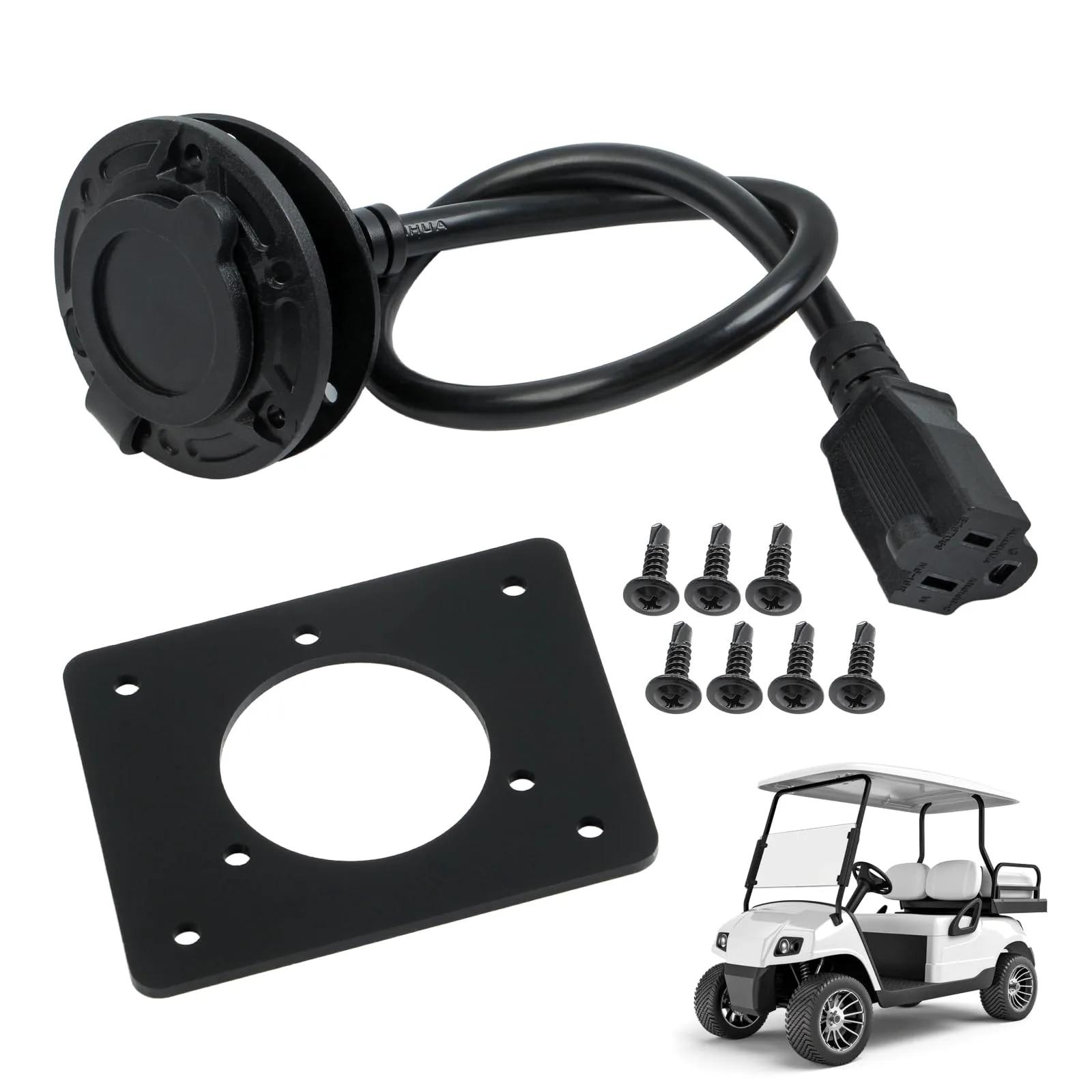 Jarosiewicz Charger Port Adapter for E-Z-GO TXT/TXT36