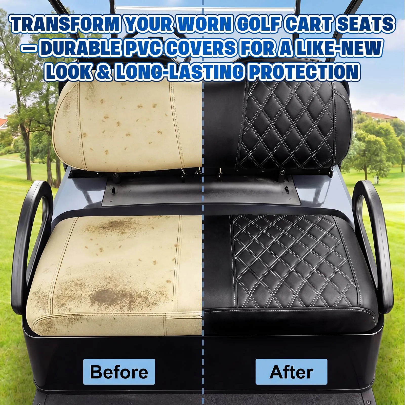 BBTO Seat Covers for EZGO TXT 1994–2013 and RXV image 4
