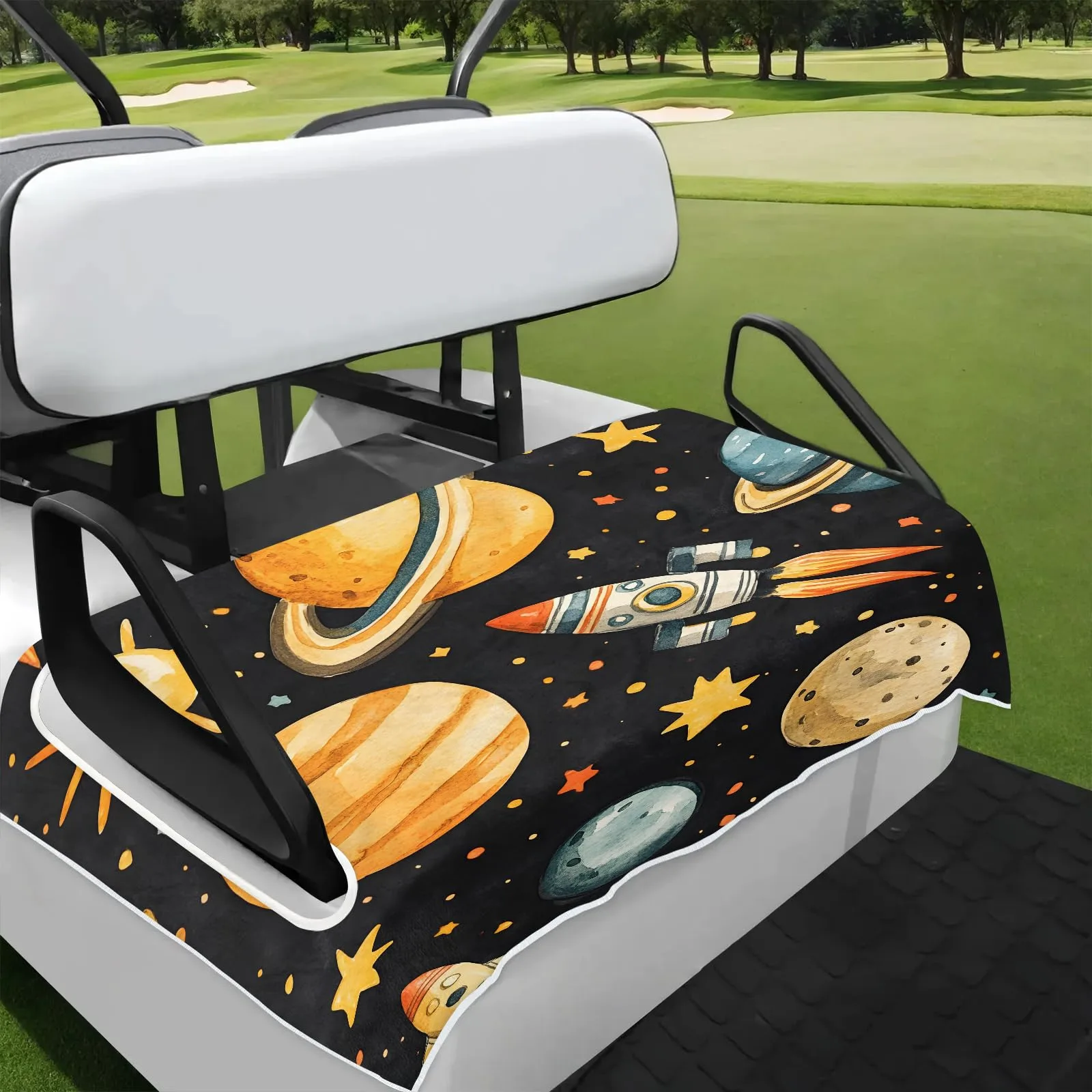 Tiveruda Golf Cart Seat Cover for Double Seats