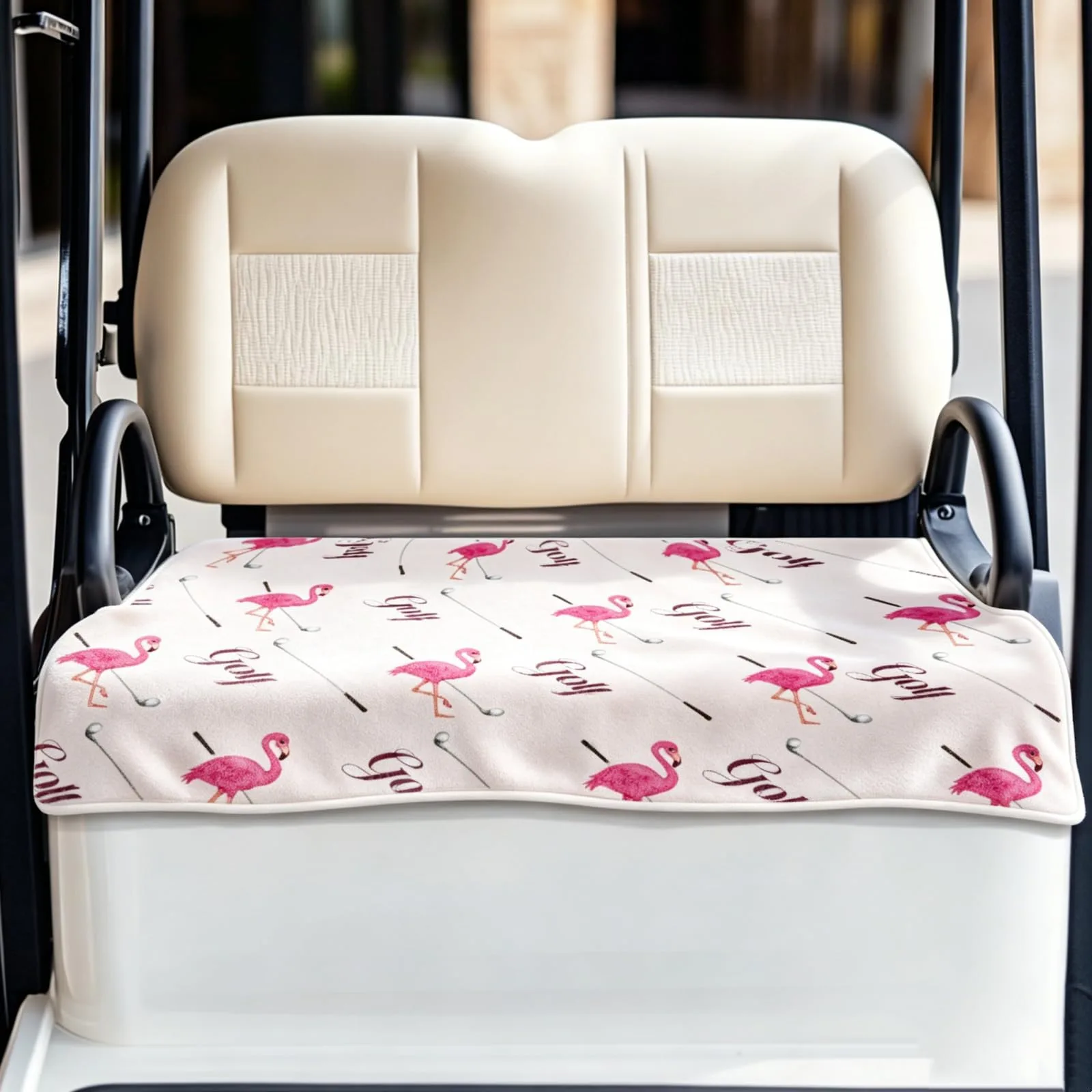 ORIGACH Flamingo Golf Cart Seat Cover USSJHOR0054-35
