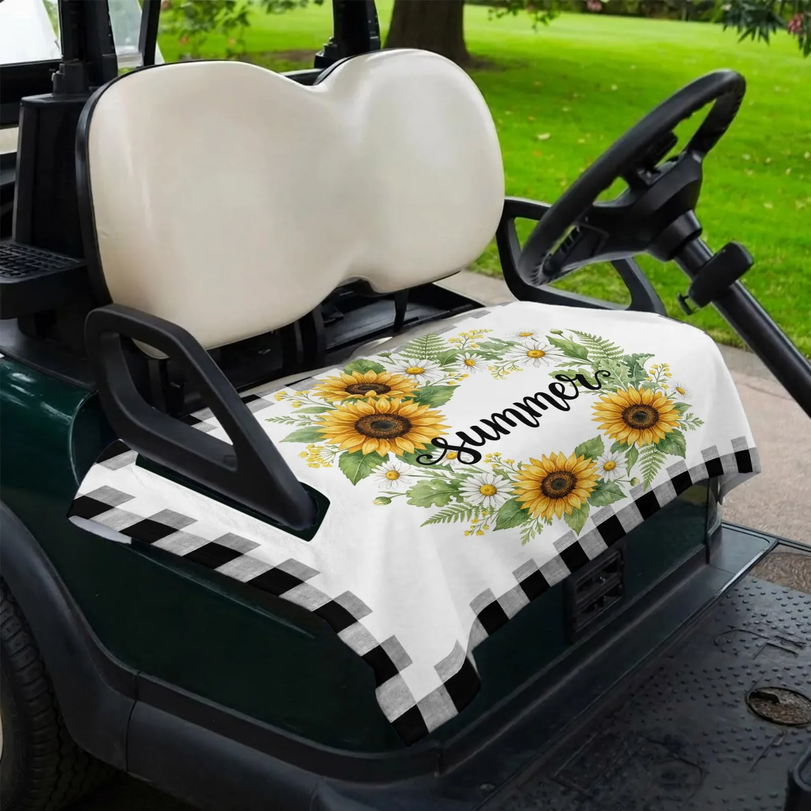 DecorLovee Golf Cart Seat Cover, 51 x 31 Inches image 2