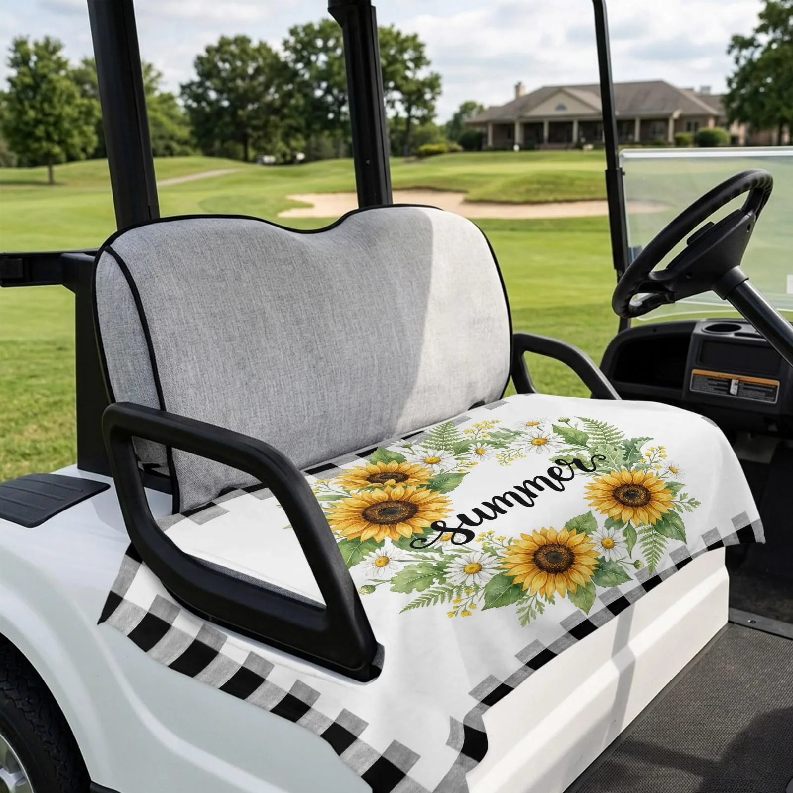 DecorLovee Golf Cart Seat Cover, 51 x 31 Inches image 4