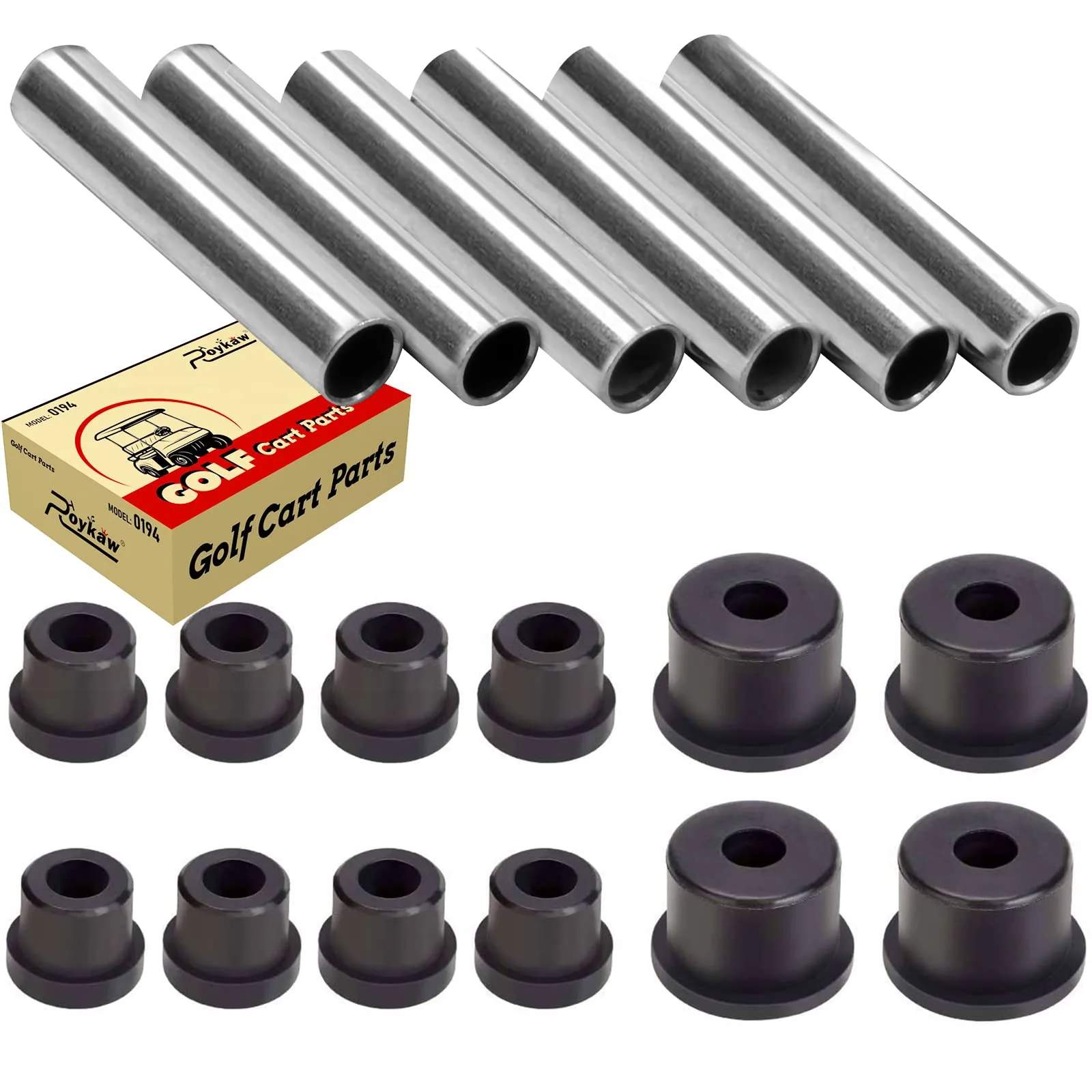 Roykaw E-Z-GO RXV Rear Shackle Bushing Kit image 2