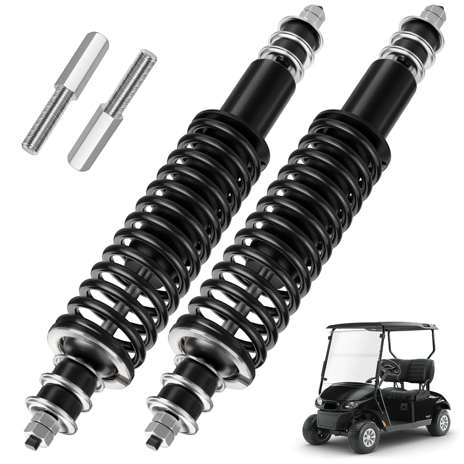 Cartalia TXTS378 Heavy-Duty Coil Spring Shocks for E-Z-GO TXT/Medalist
