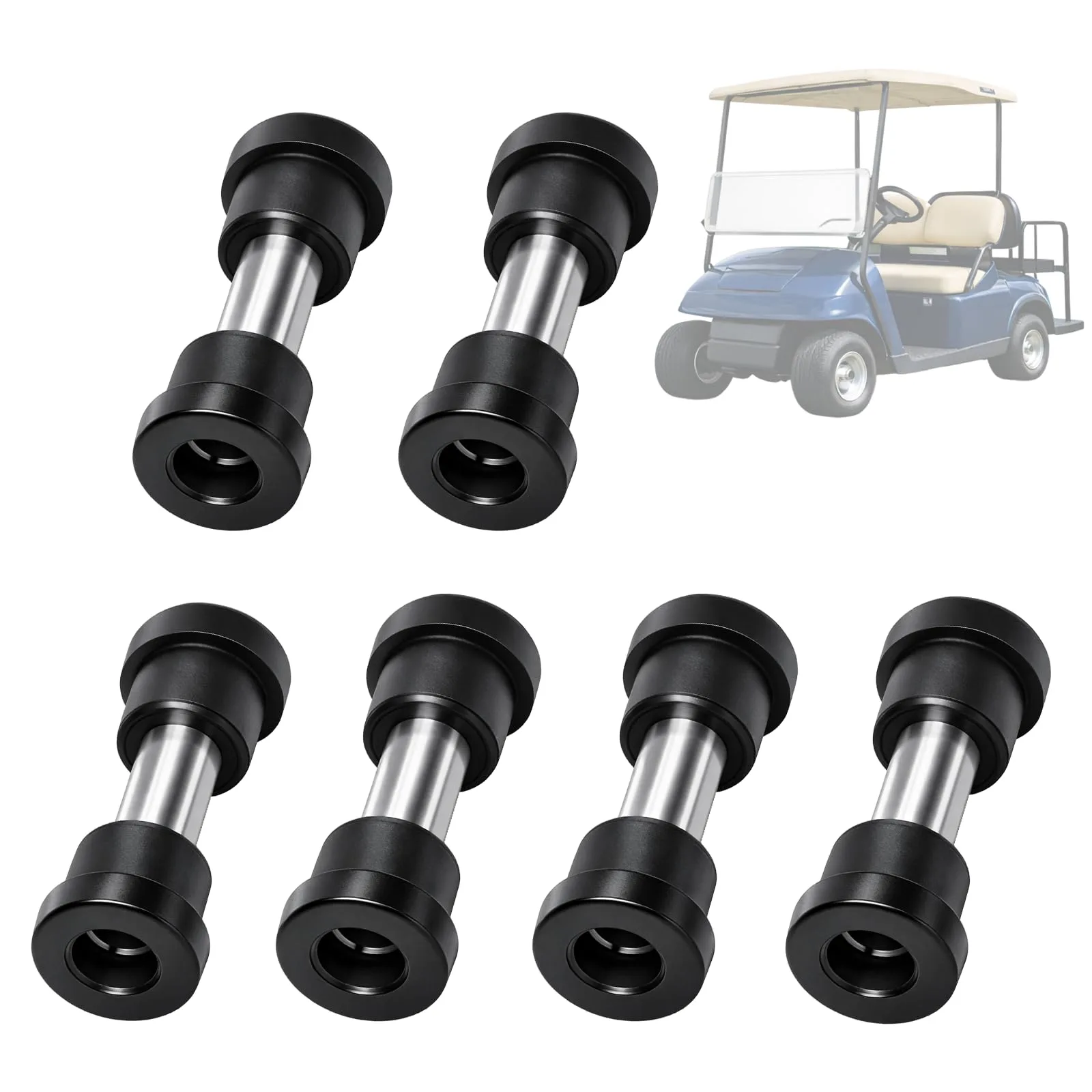Podoy Rear Leaf Spring Bushings for E-Z-GO and Club Car