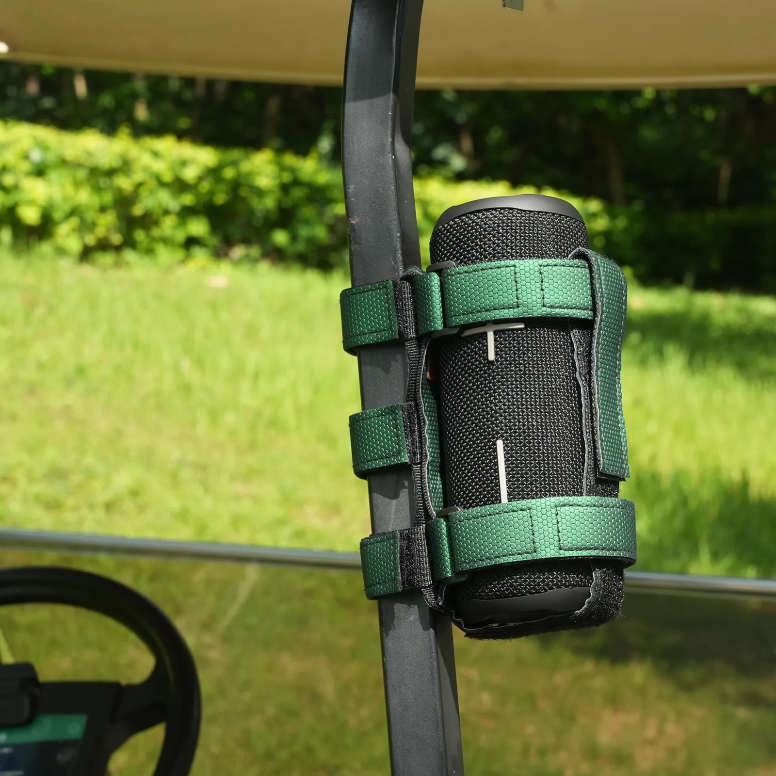 10L0L Adjustable Golf Cart Speaker Mount – Green image 4