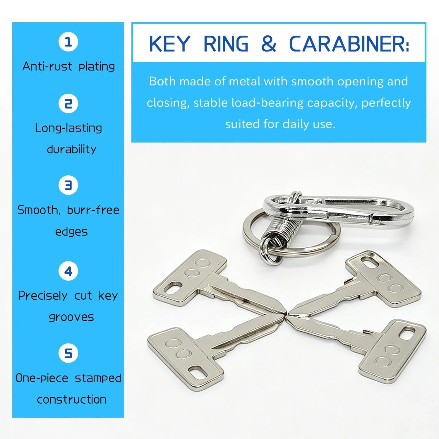 FarShiller 1012505 Club Car Replacement Ignition Keys image 4