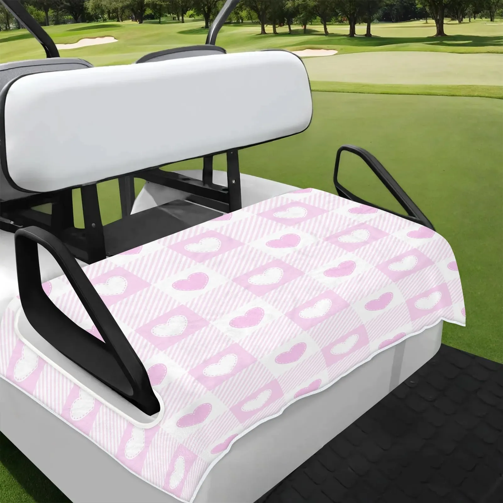 Tiveruda Golf Cart Seat Cover for Double Seats