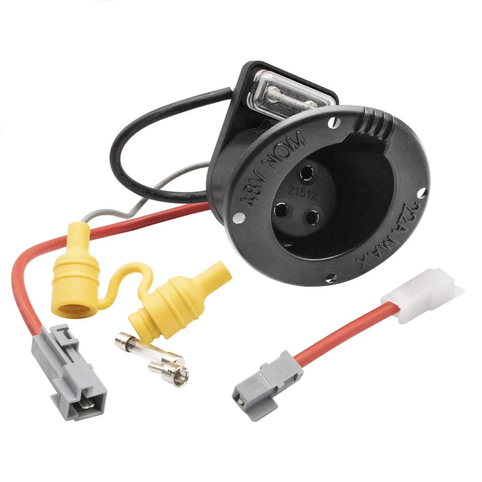 CLUBRALLY Club Car Charger Receptacle Fuse Kit CB-131