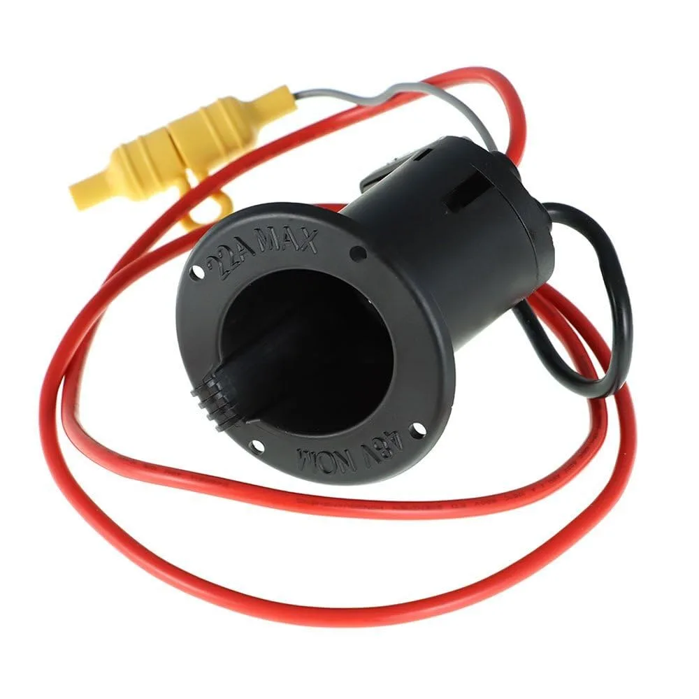 48V Charger Receptacle & Fuse Assembly for Club Car DS
