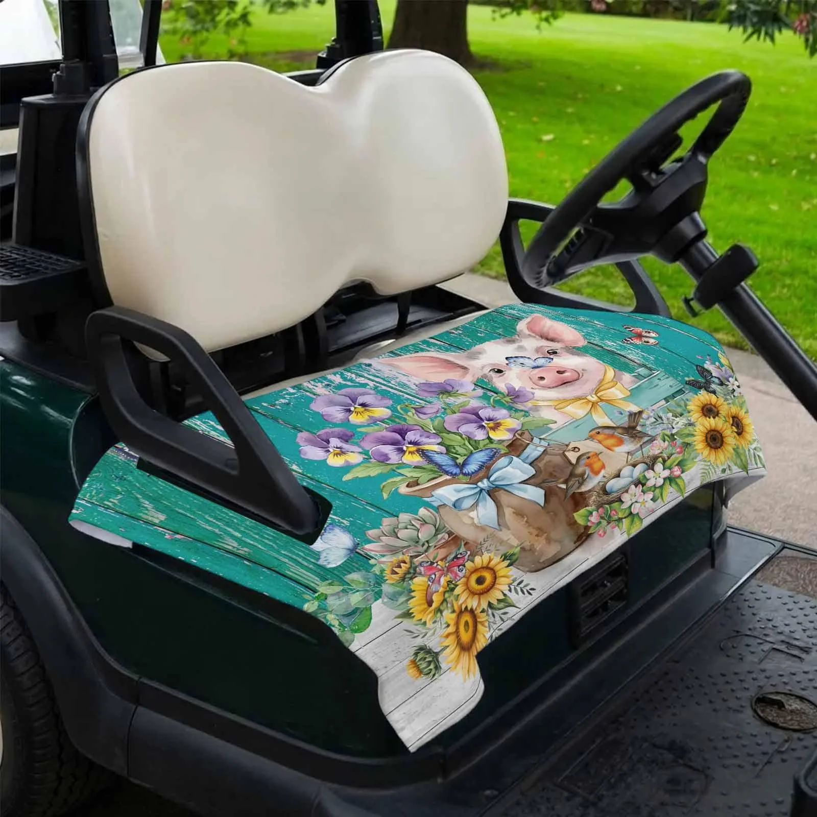 DecorLovee Golf Cart Seat Cover for 2-Seater Carts image 2