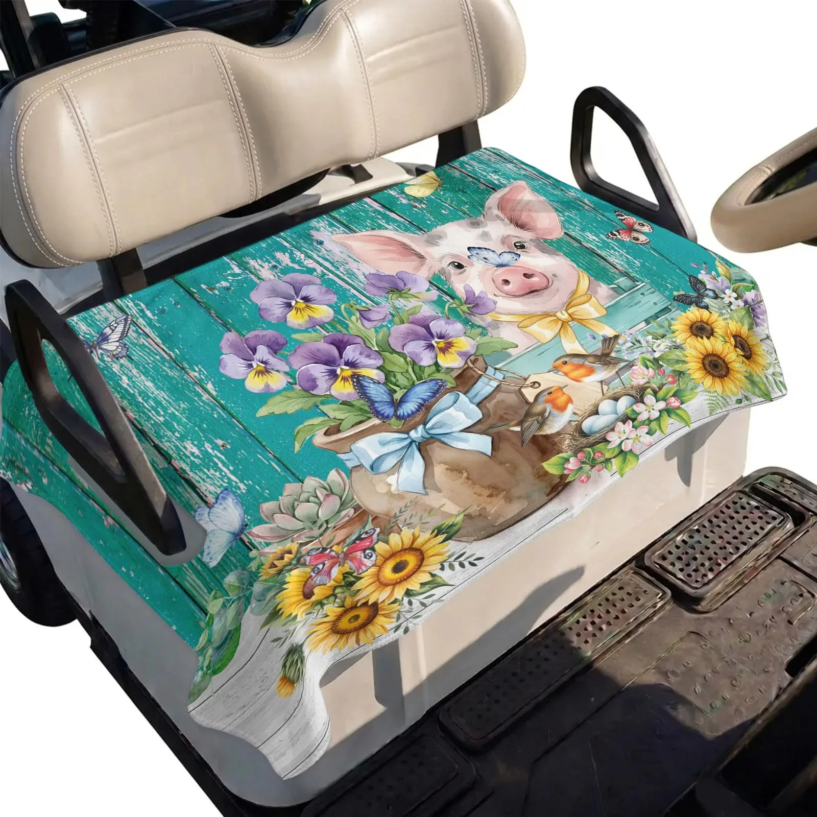 DecorLovee Golf Cart Seat Cover for 2-Seater Carts