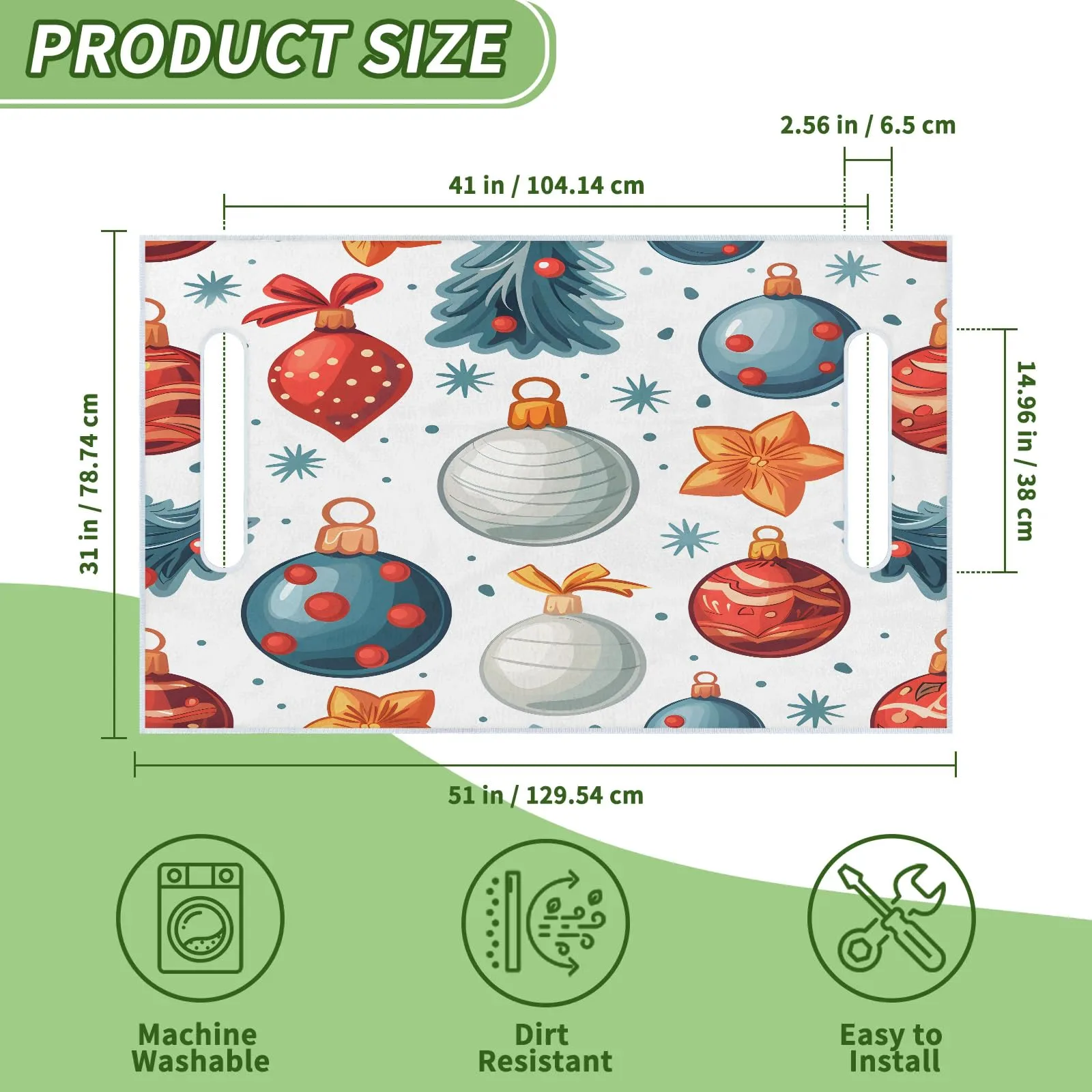 Tiveruda Golf Cart Seat Cover for Double Seats, 51 x 31 in image 2