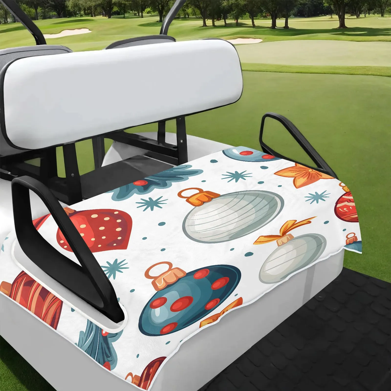Tiveruda Golf Cart Seat Cover for Double Seats, 51 x 31 in
