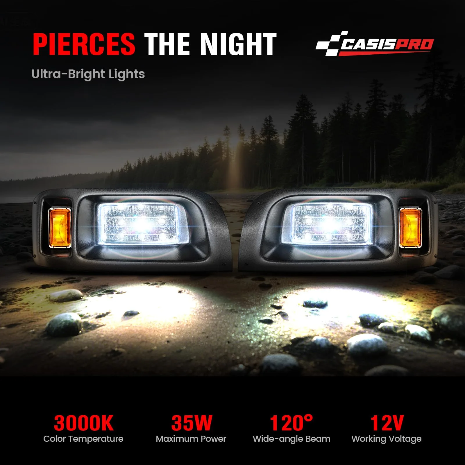 CASISPRO 12V LED Light Kit for Club Car DS 1993+ image 3