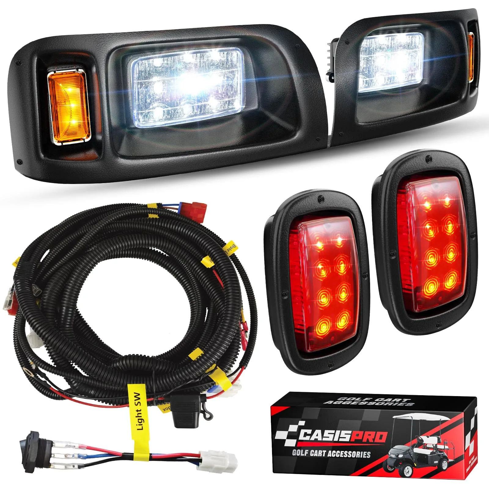 CASISPRO 12V LED Light Kit for Club Car DS 1993+