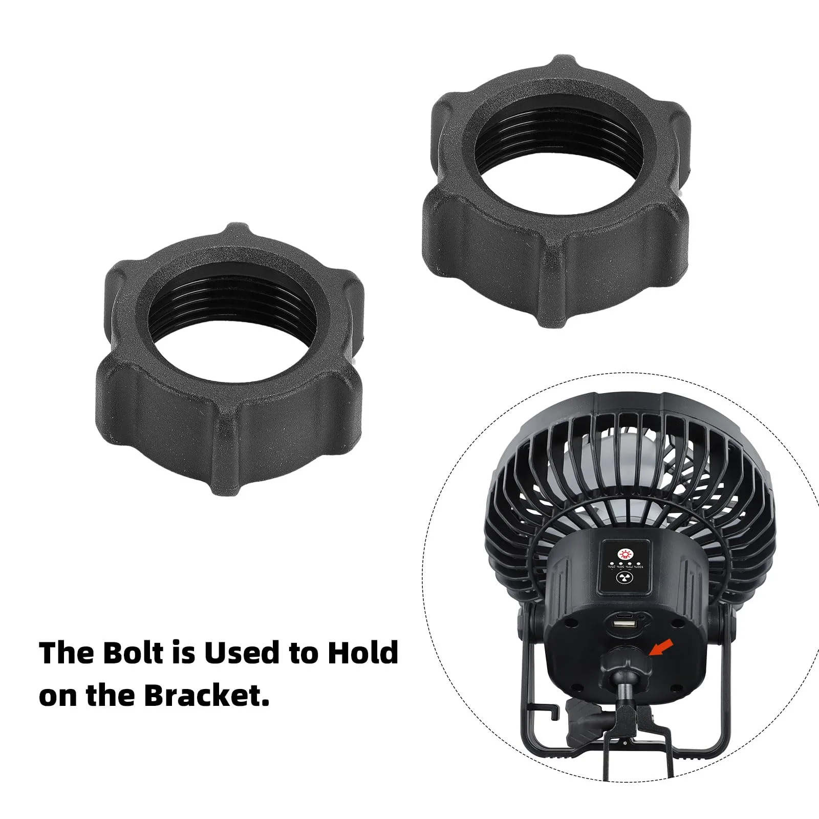 Roykaw Golf Cart Fan Holding Bolt Replacement Set image 2