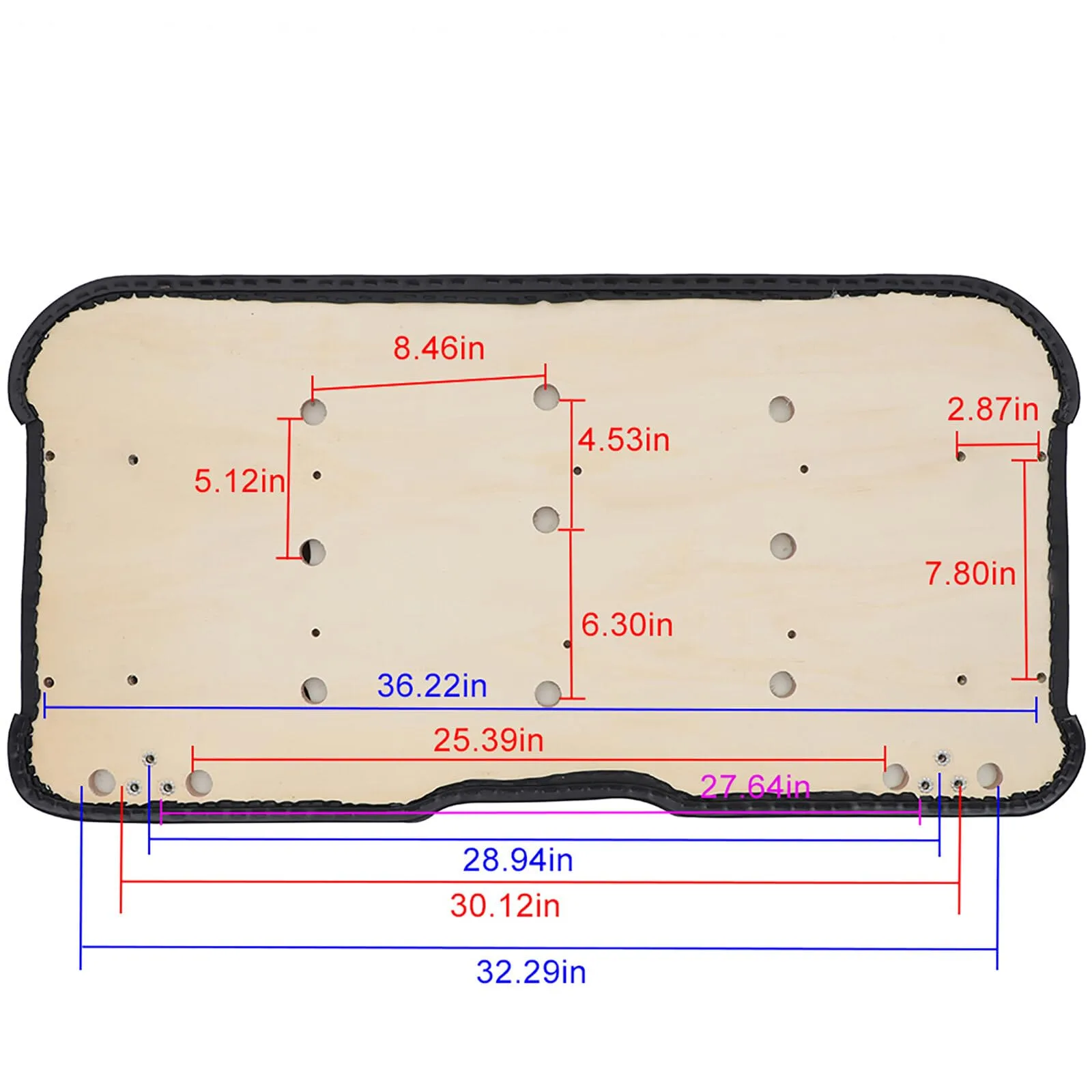 OCPTY Seat Cushion Set for E-Z-GO RXV Front Seat image 2