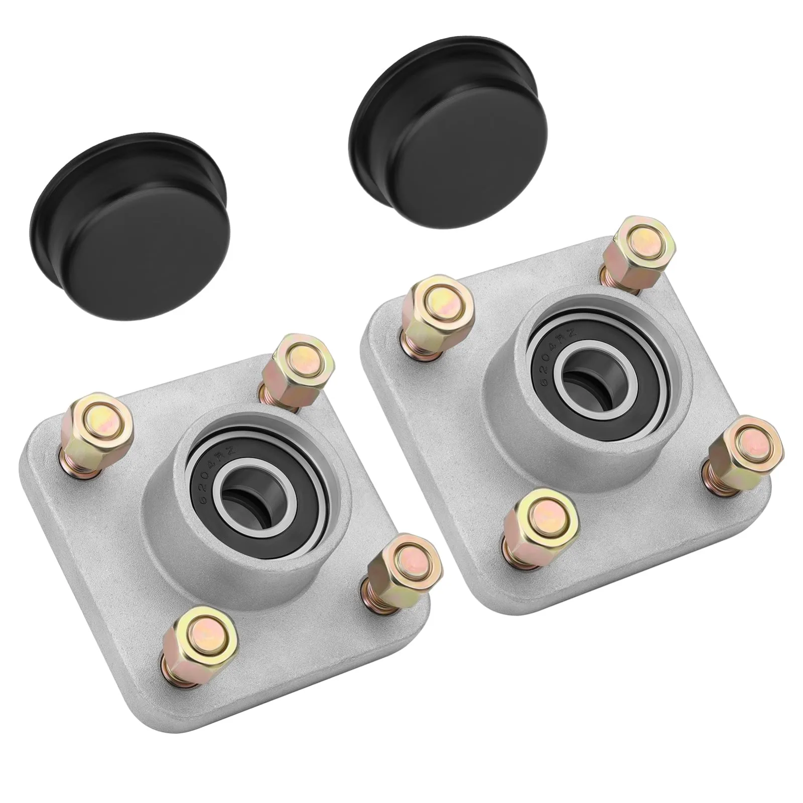 JAVIK Front Wheel Hub and Dust Cover Set for Yamaha Golf Carts image 2