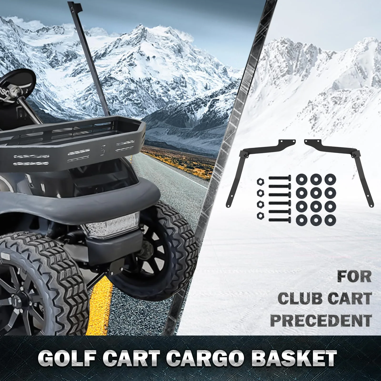 Shu-Ran Front Cargo Basket for Club Car Precedent image 2