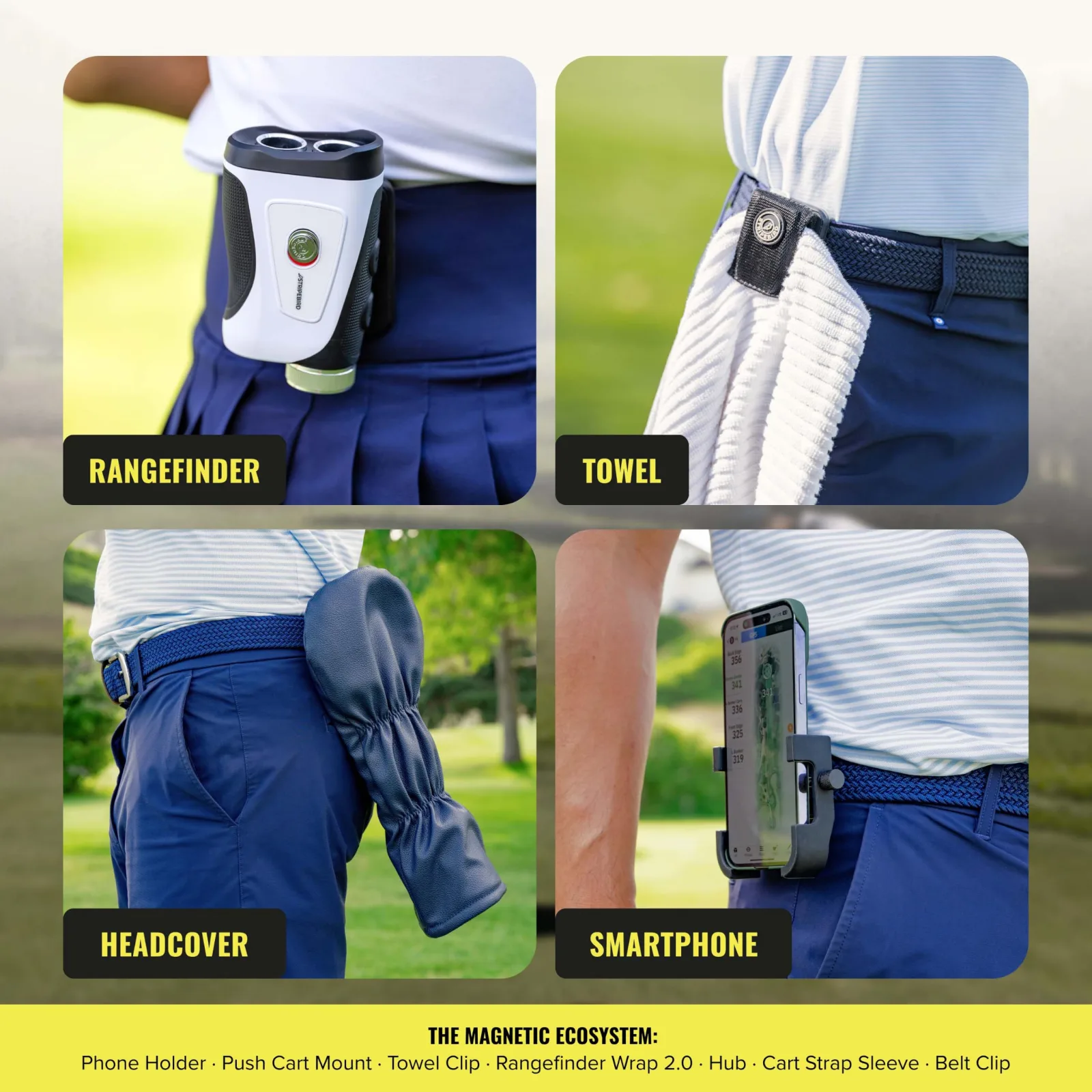 Stripebird Golf Belt Mount 2.0 Steel Clip image 4