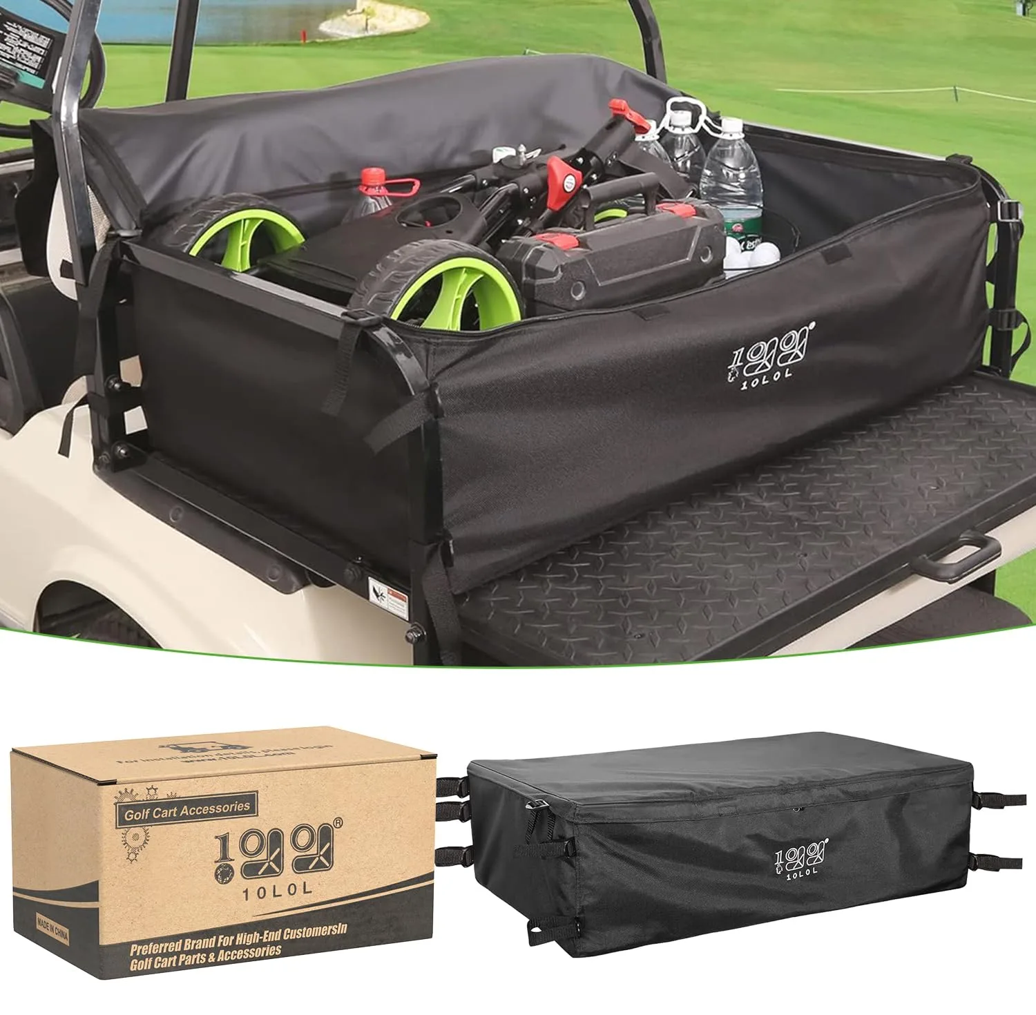 10L0L F25-J-04 Rear Bench Storage Bag for Golf Carts