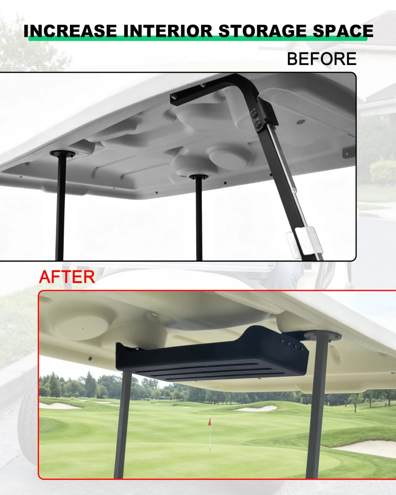 LDETXY Overhead Storage Tray for Club Car Tempo 2025 image 3