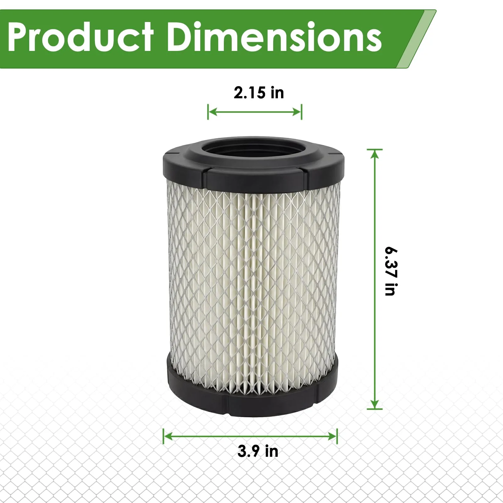 LIVEBORDER Air Filter for E-Z-GO Marathon and Club Car DS image 3