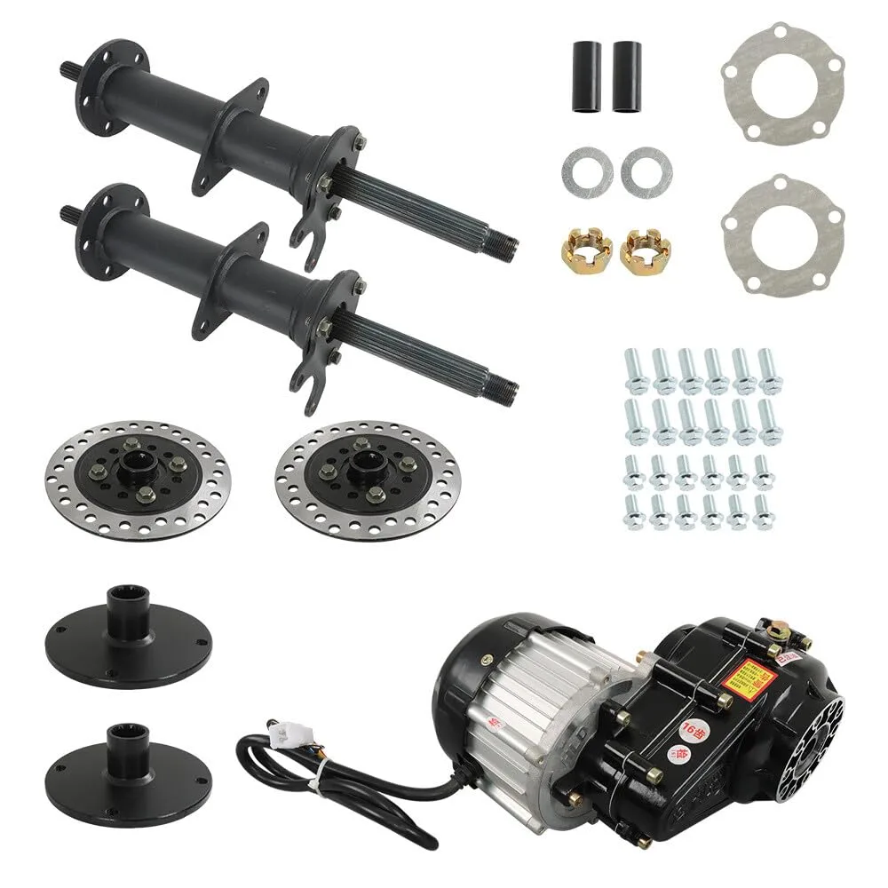 40-Inch Rear Differential Axle Kit, 48V 1000W Motor