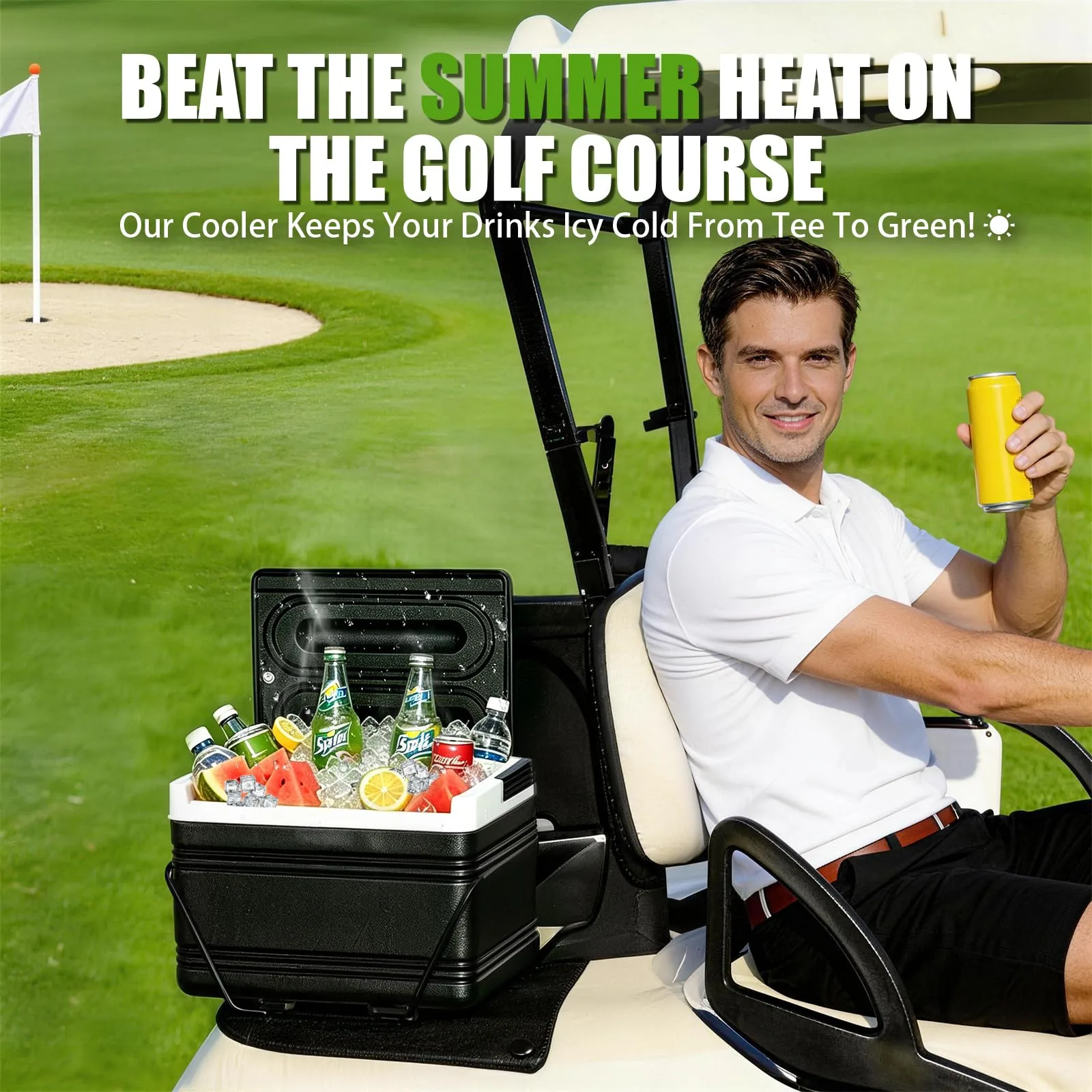 ProCartFit 8L Golf Cart Cooler Mount image 2