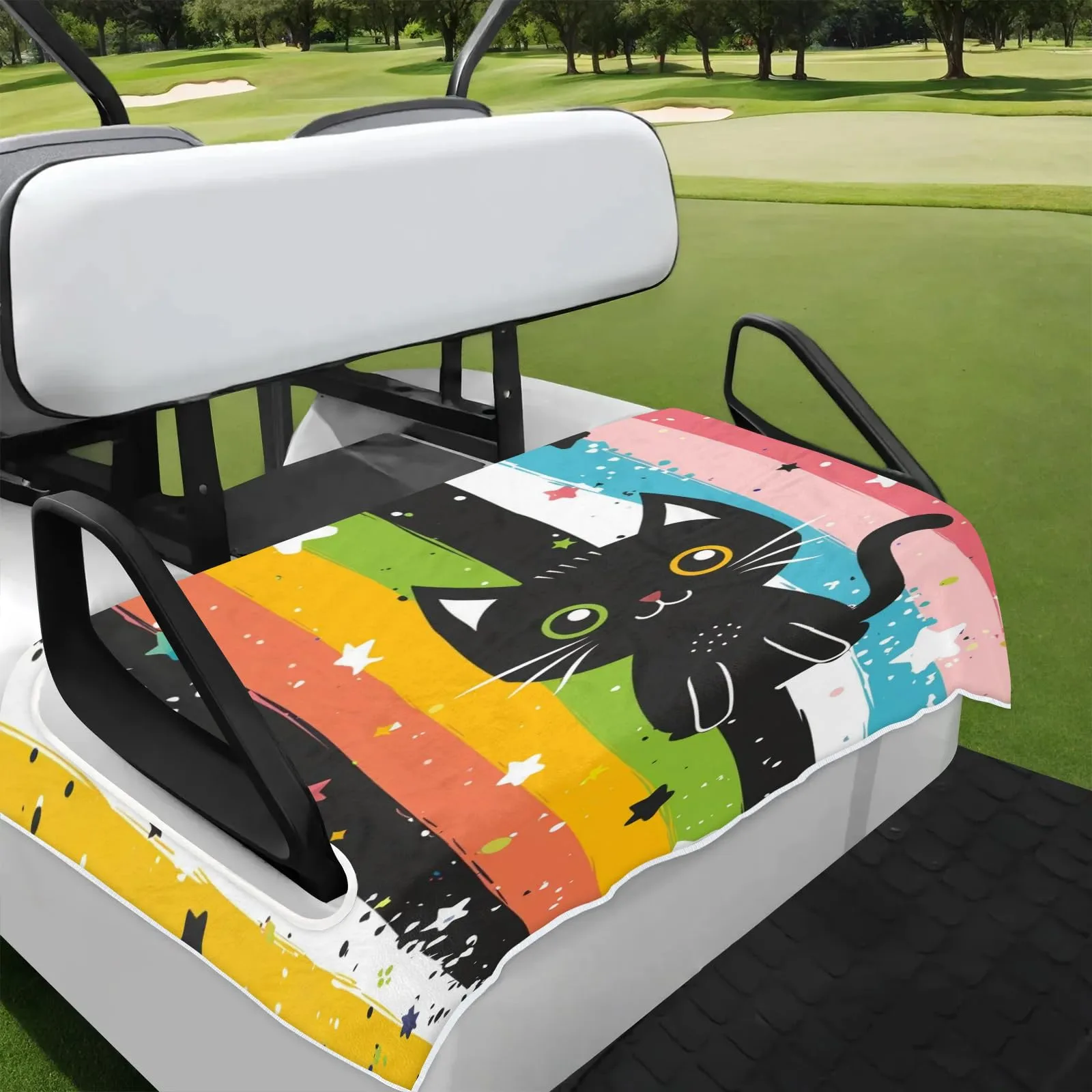 Tiveruda Golf Cart Seat Cover Blanket, 51 x 31 Inches