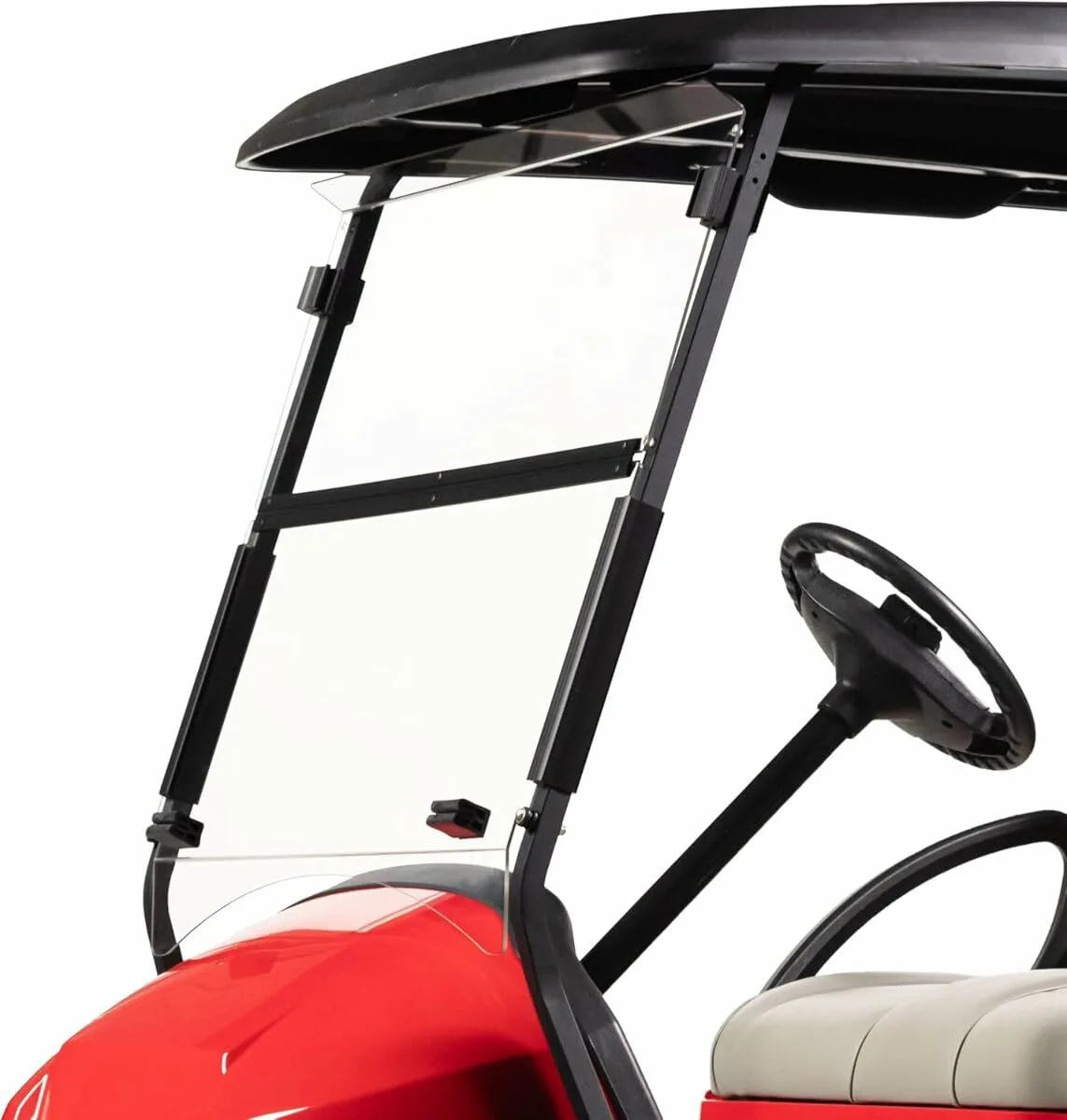 RED DOT Folding Clear Windshield for Club Car Precedent/Onward/Tempo 2004+ — 35175