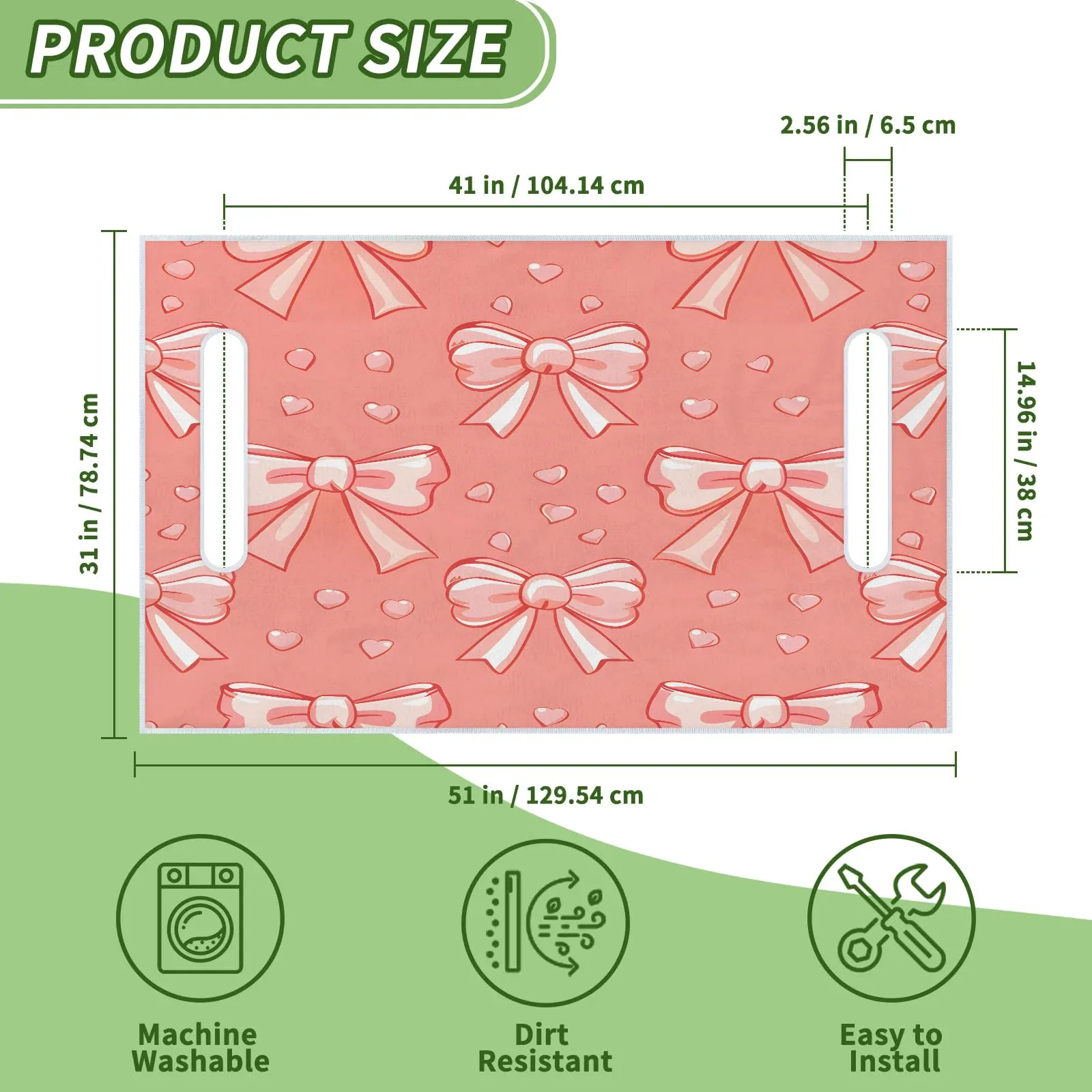 Tiveruda Golf Cart Seat Cover for Double Seats, 51 x 31 in image 2