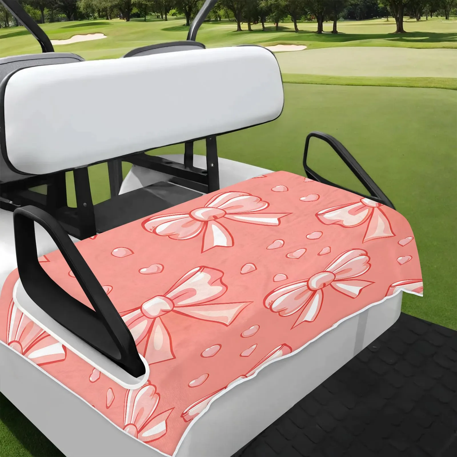 Tiveruda Golf Cart Seat Cover for Double Seats, 51 x 31 in