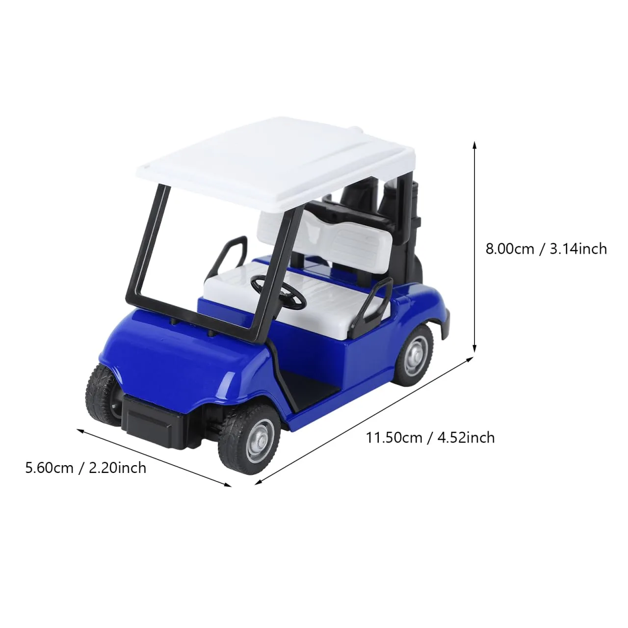 IMIKEYA 1:20 Die-Cast Mini Golf Cart Model – KWNMU32Z13345251U5158LMG image 4
