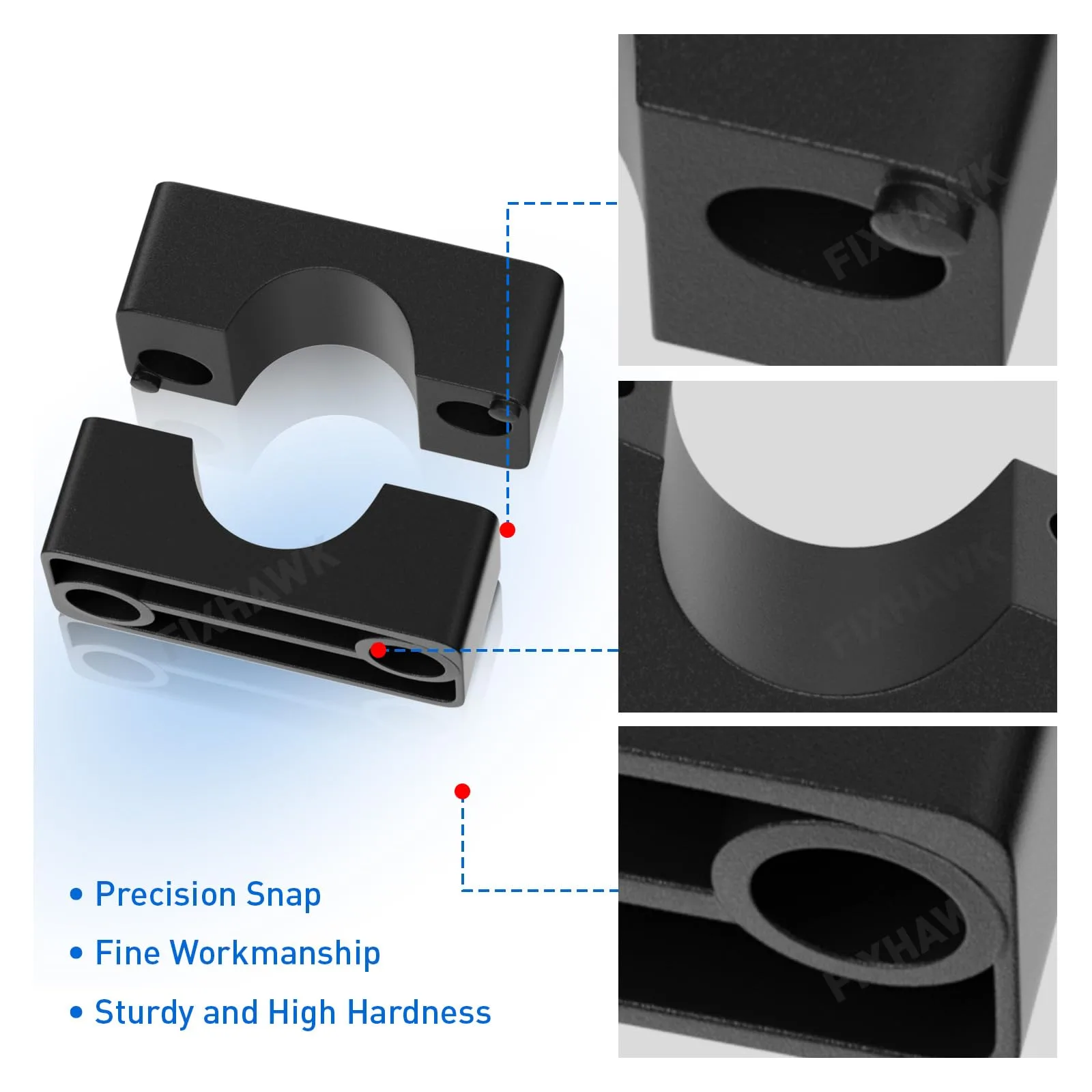 FIXHAWK Brake Block Mounting Set for Club Car DS & Carryall image 3