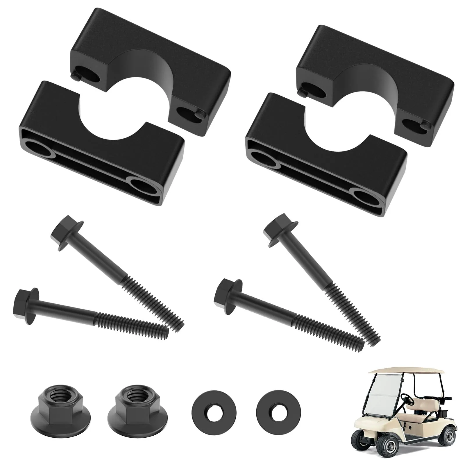 FIXHAWK Brake Block Mounting Set for Club Car DS & Carryall