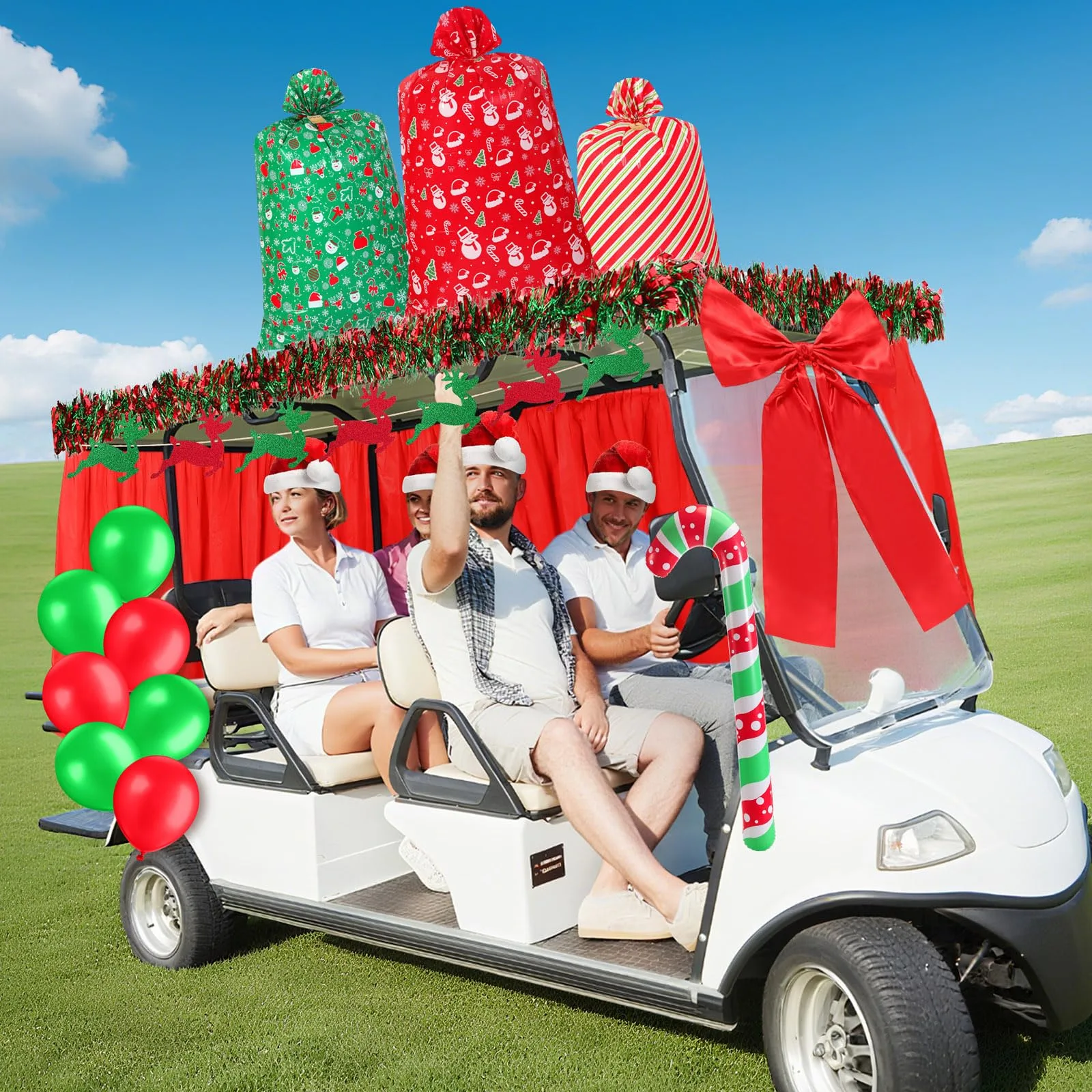 Soulchen Christmas Golf Cart Decoration Set XLN-Soulchen-7712 image 4