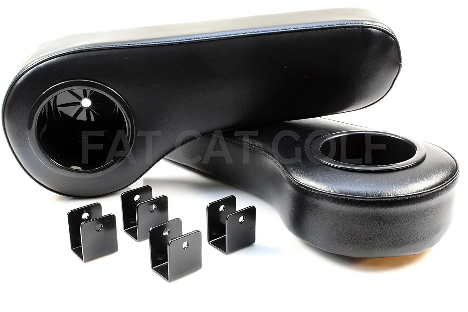 Fat Cat Golf Black Universal Golf Cart Armrests image 2