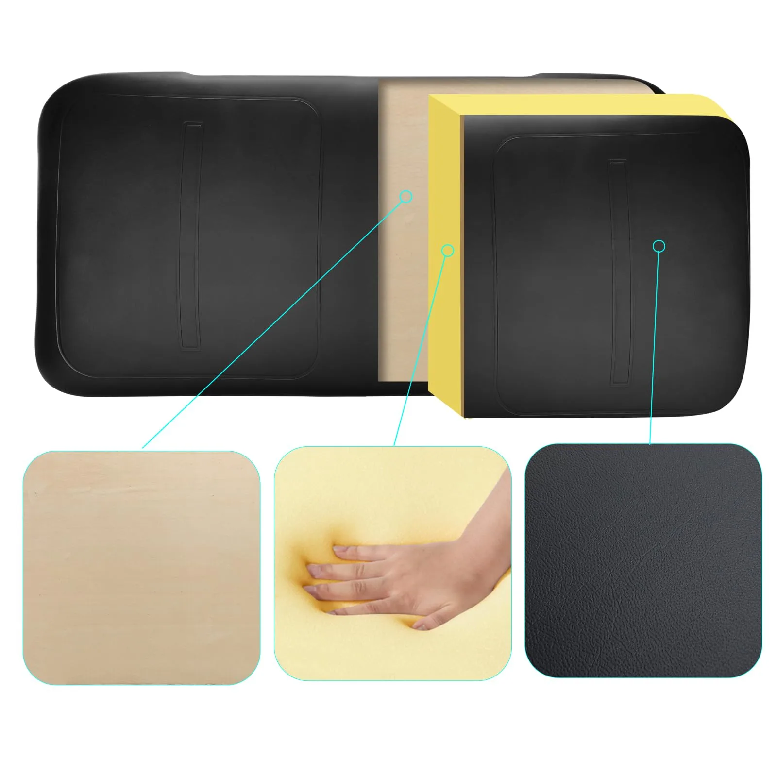Roykaw Front Seat Cushion for E-Z-GO TXT 1994-2013 image 4