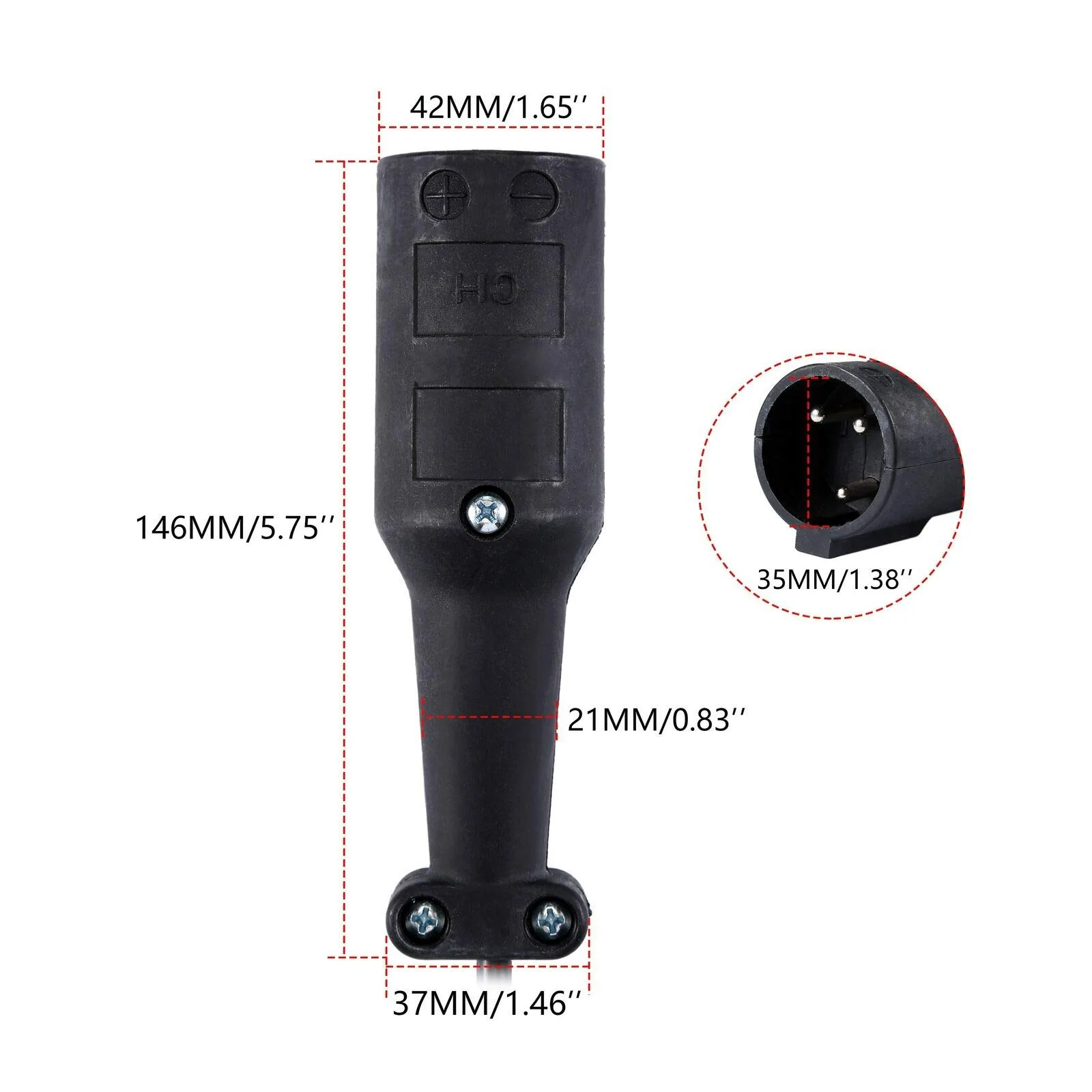 ScaAuto 48V Charger Plug for Club Car DS Precedent image 3