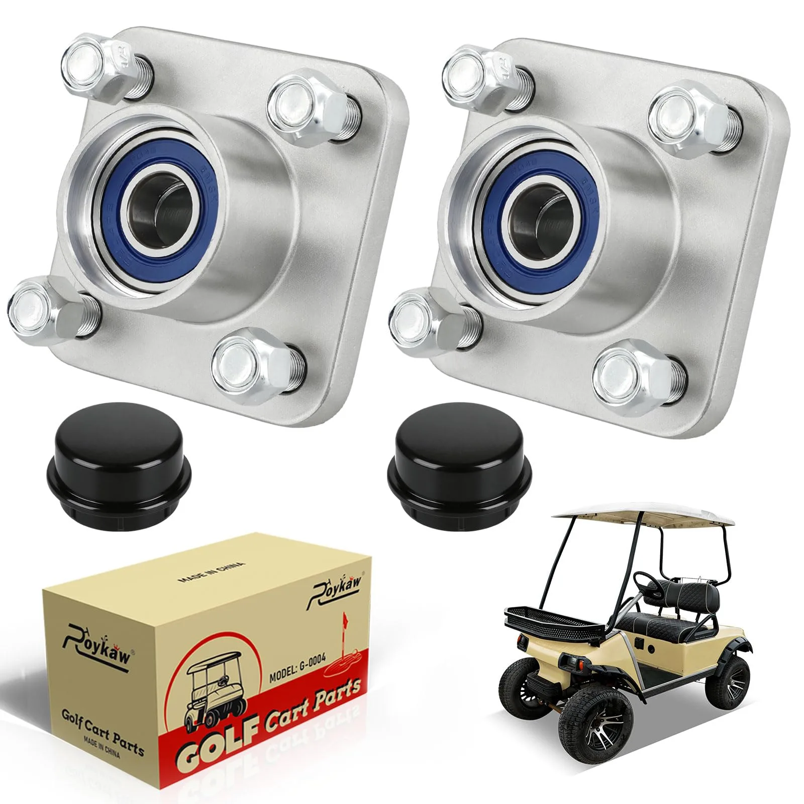 Roykaw Front Wheel Hub Assembly ROY0689 for Club Car