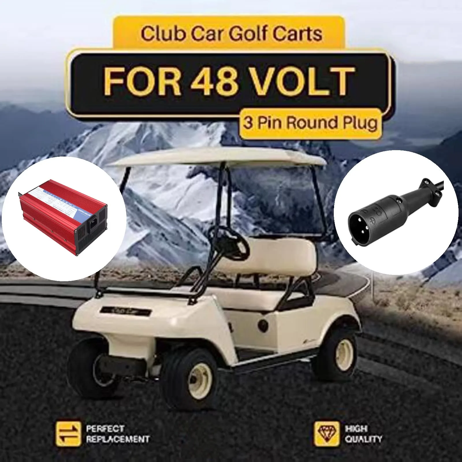HYDTGZ 48V Club Car Golf Cart Battery Charger image 2