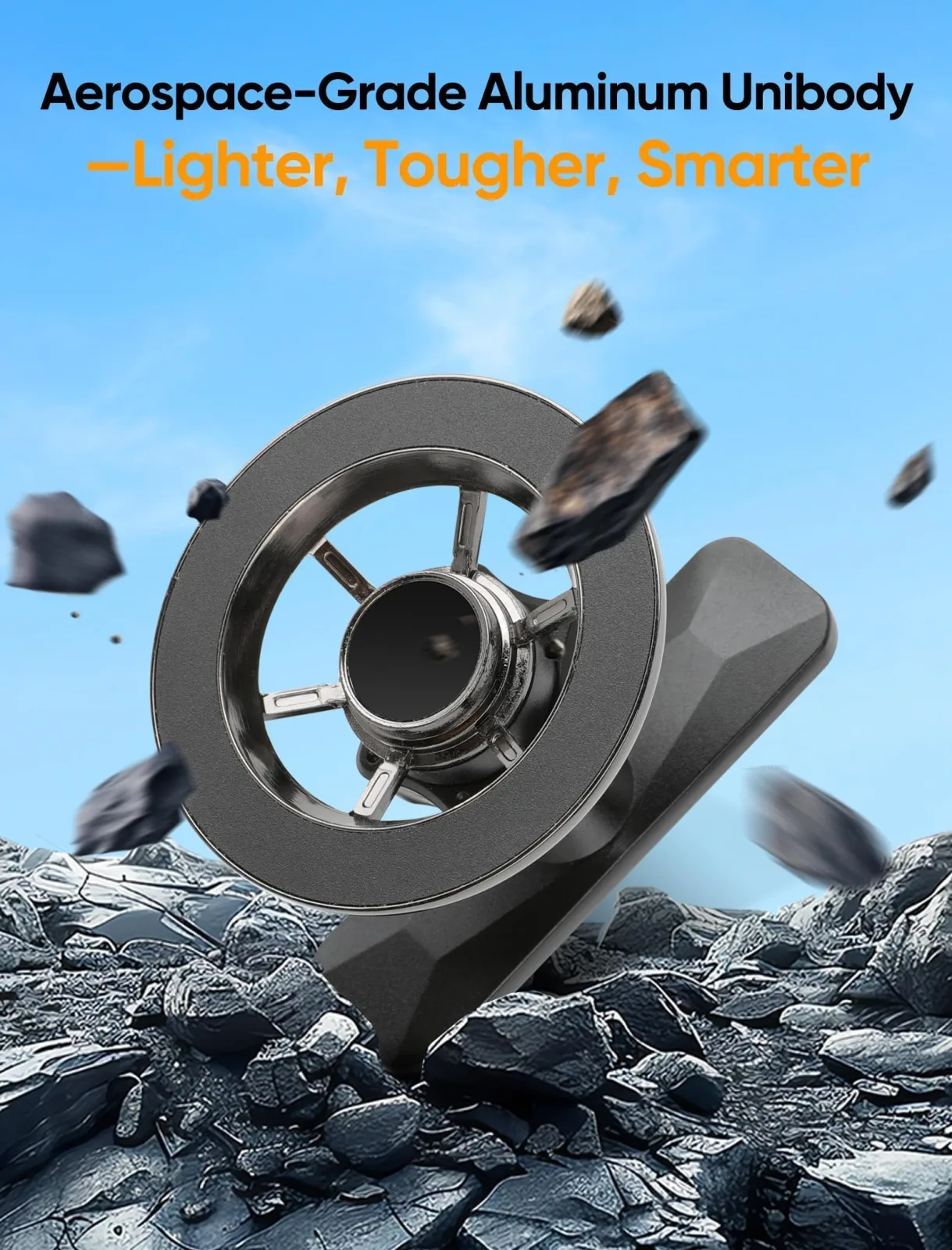 TOPGO Magnetic Golf Cart Phone Holder with 360° Rotation image 3