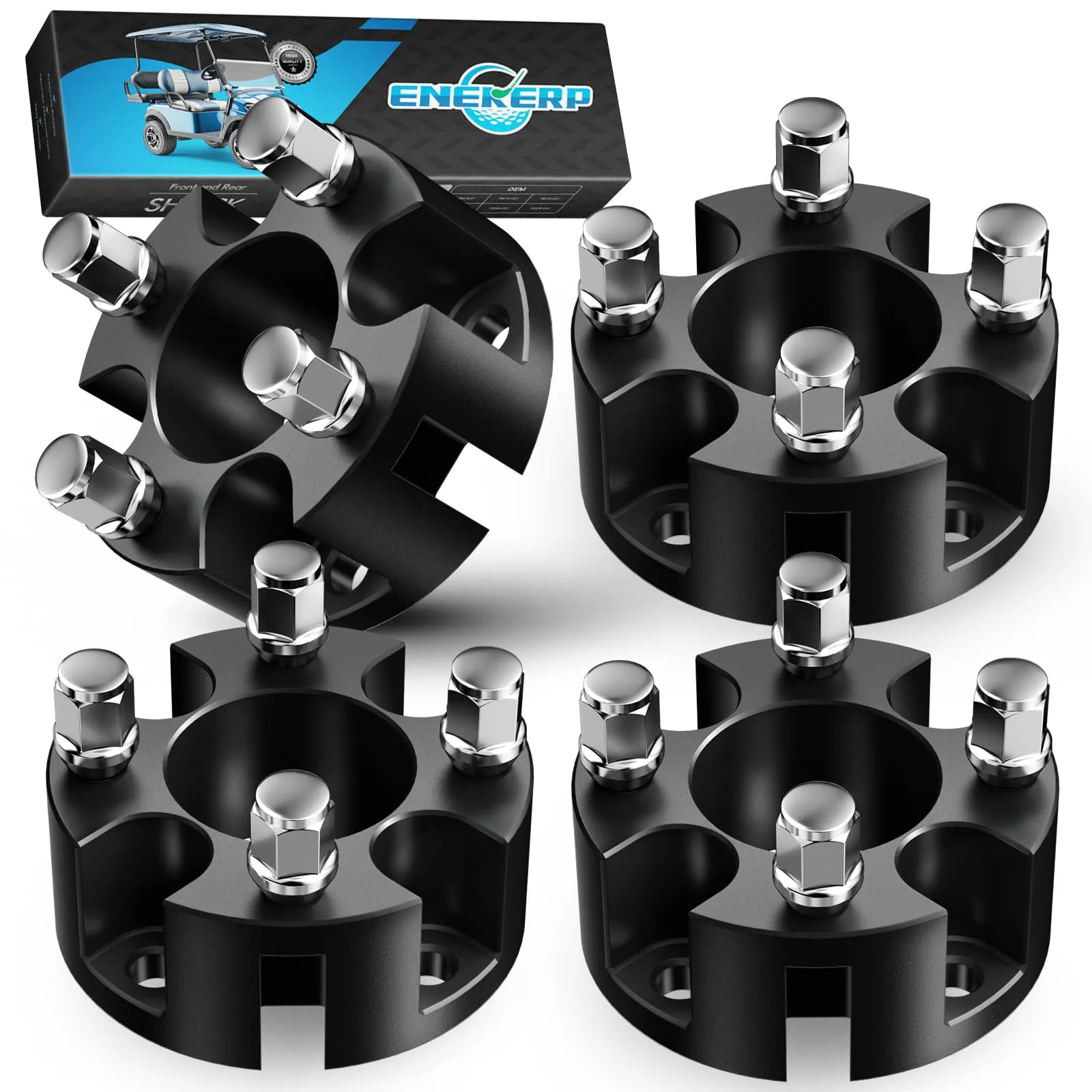 ENEKERP 2-Inch Golf Cart Wheel Spacers, 4x4, 1/2-20