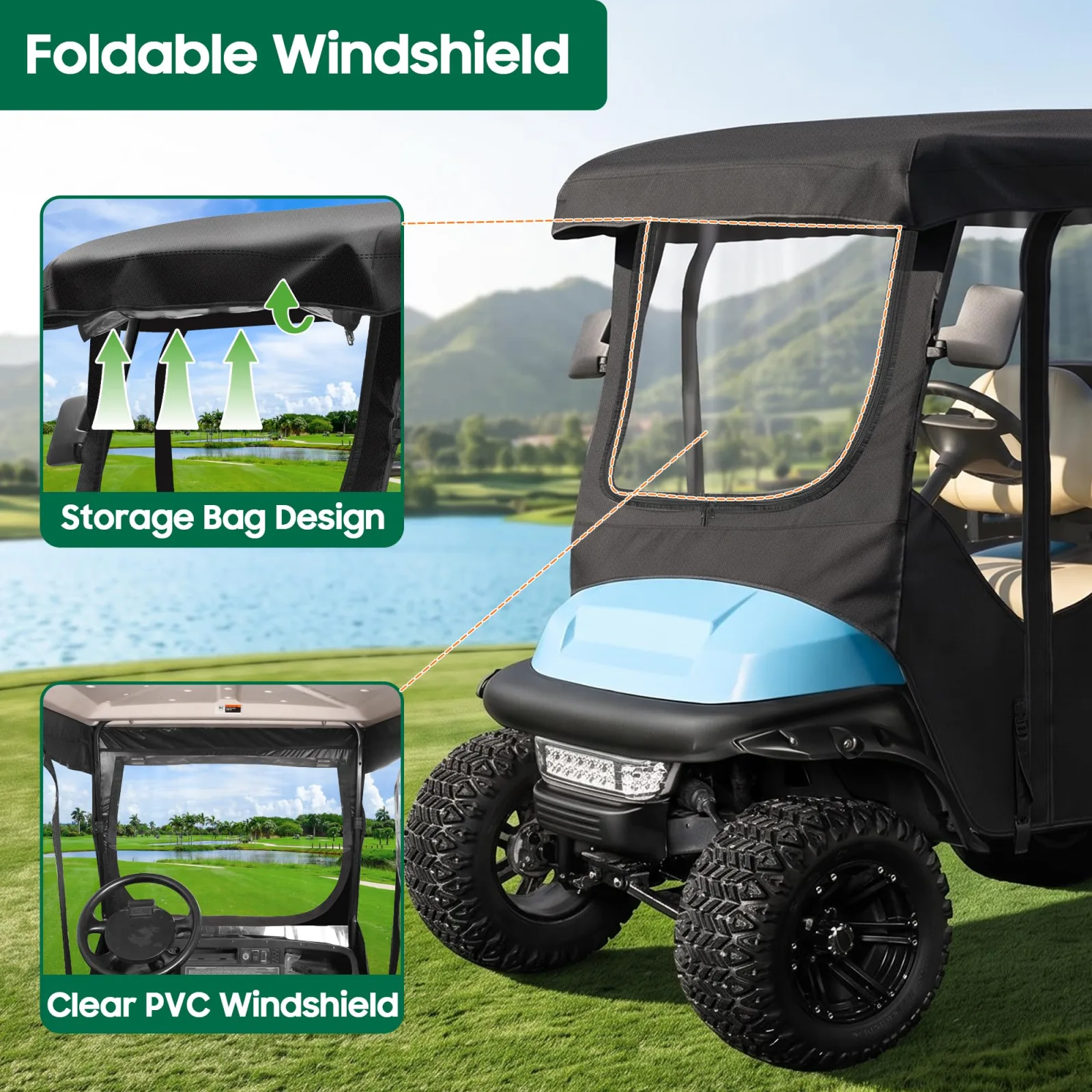 10L0L Enclosure for Club Car Precedent, Onward & Tempo image 4