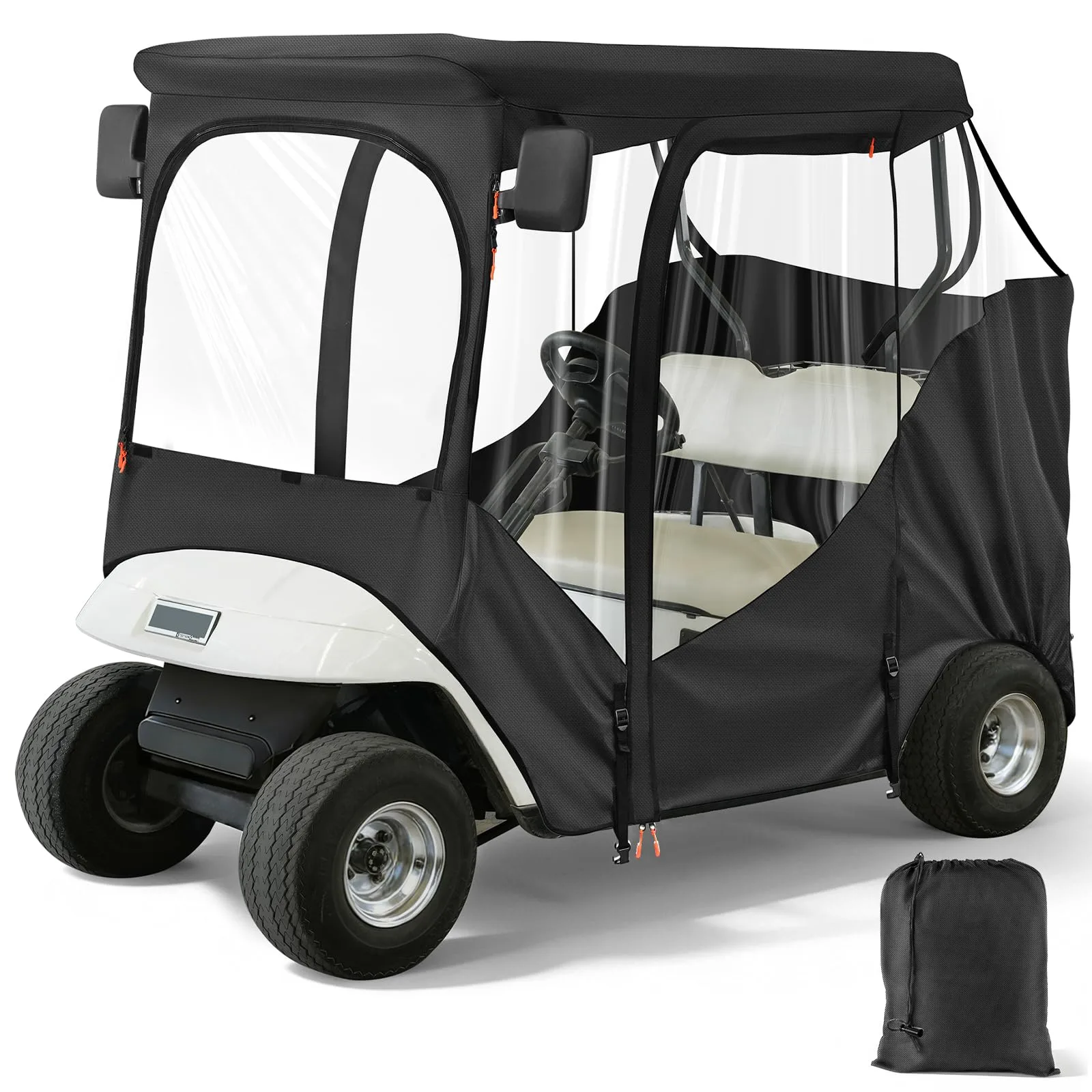 CLUBRALLY Golf Cart Enclosure for E-Z-GO TXT/RXV