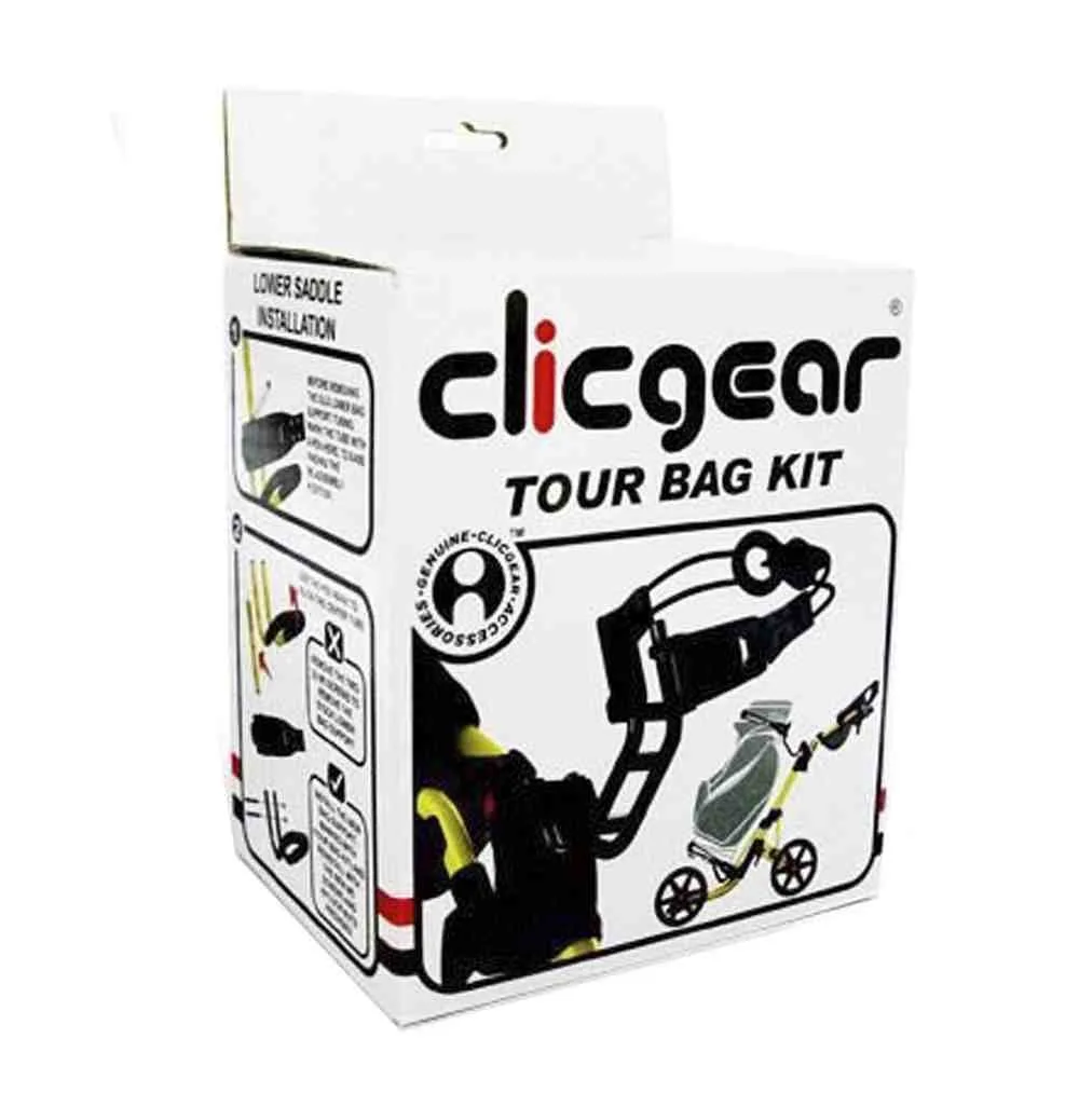 Clicgear Tour Bag Bracket Kit (TRCCATBB) — Black